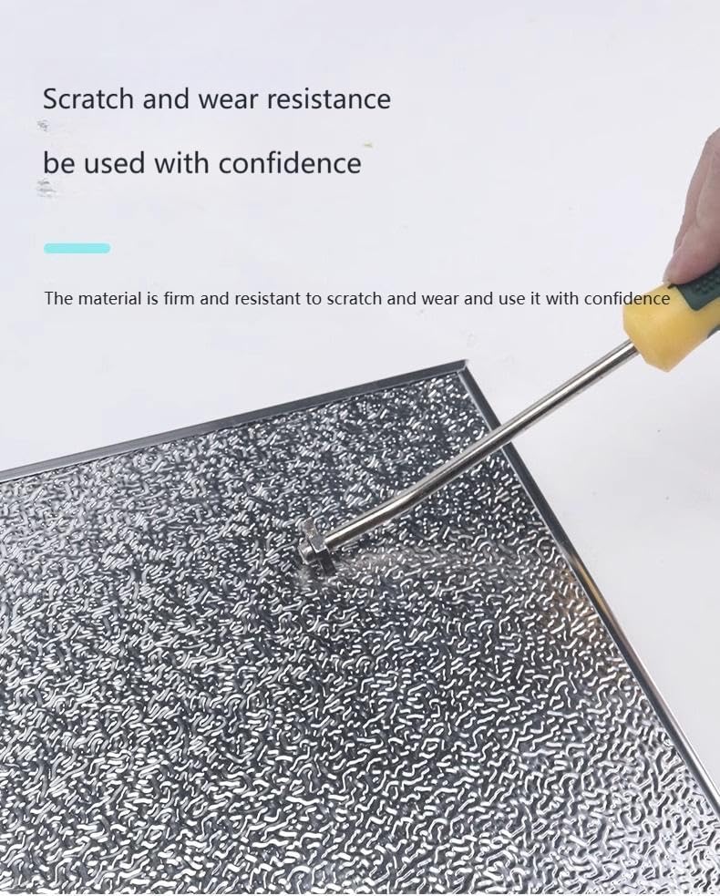 Self-Adhesive Magnetic Heat Shield Mat for Grill, Oven, Stove & Refrigerator - Aluminum Foil Insulation (40x60 cm) - Effective Heat Protection and Energy Efficiency