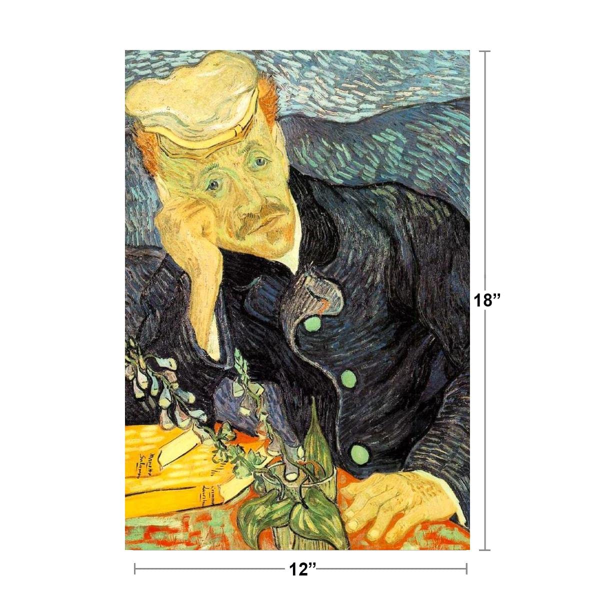 Amazon.co.jp: Vincent Van Gogh Portrait of Dr。Gachet Fineアート