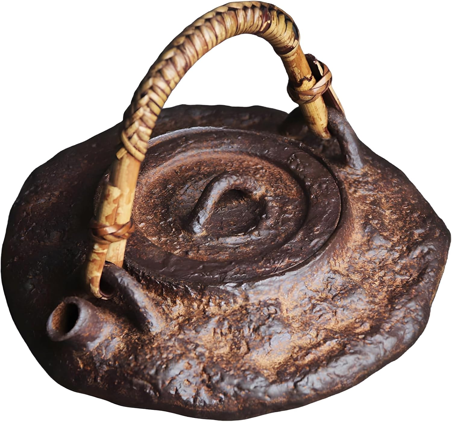 茶道具 名工範澤春 製 『竹彫鏤空』 朱泥急須 透かし彫り 紫砂壺 煎茶