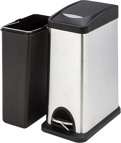 Miniatura 3 de Honey-Can-Do Lata rectangular SS de 8L, plata