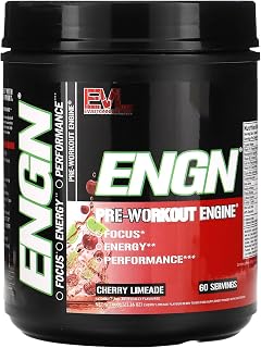 EVLution Nutrition, ENGN（エンジン）、Pre-Workout Engine（プレワークアウト エンジン）、チェリーライムエード、600g（21.16オンス）