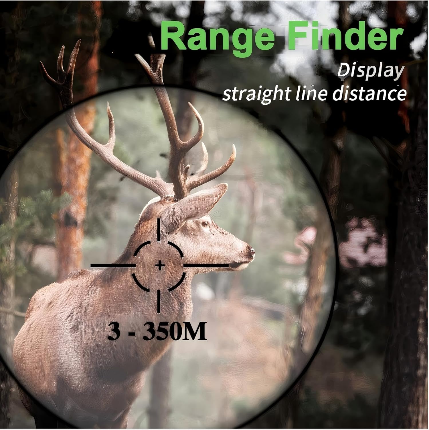 4K Night Vision Goggles, Night Vision Binoculars with Rangefinder, 3.2" HD Screen, 5000mAh Rechargeable Battery, 32GB TF Card for Adults, Camping, Wildlife Observation - Image 3