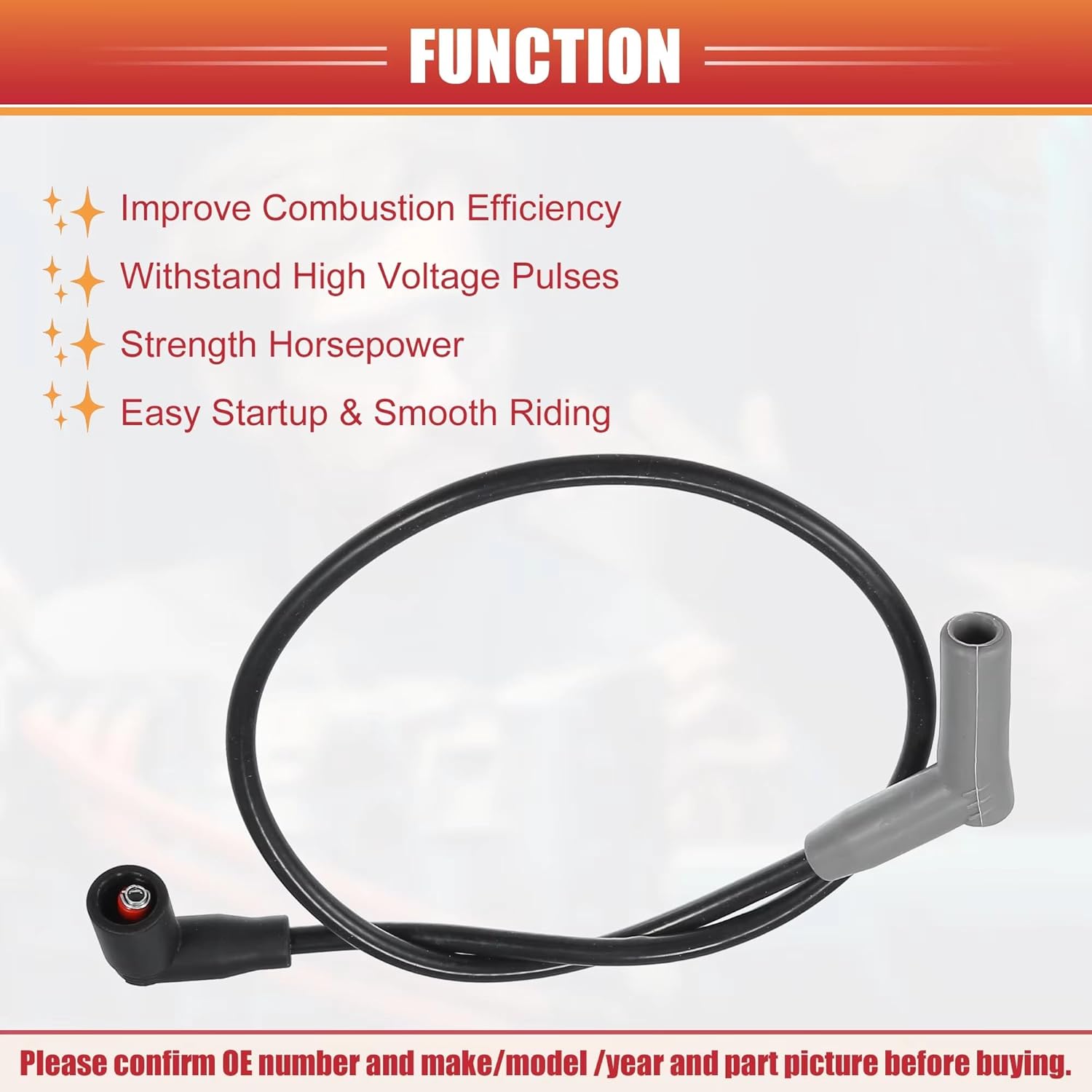 Ignition leads Compatible With Discovery V8 4.0L 2000 2001 2002 NGC103750 Spark Plug Wire Ignition Coil Cable