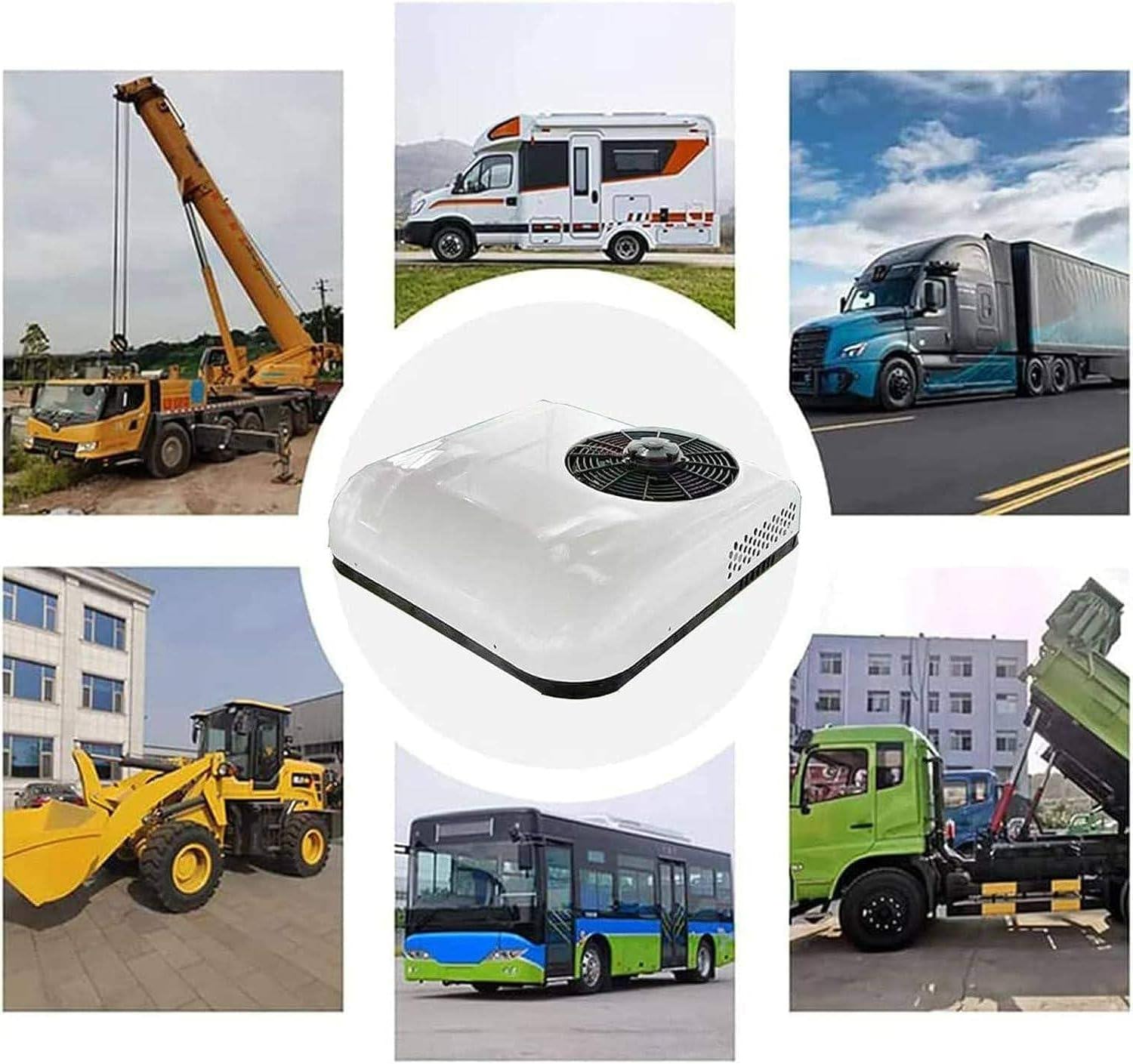 Acondicionador de Aire 24V para Tractores, Camiones, Autocaravanas y Autobuses - Función Frío de Estacionamiento