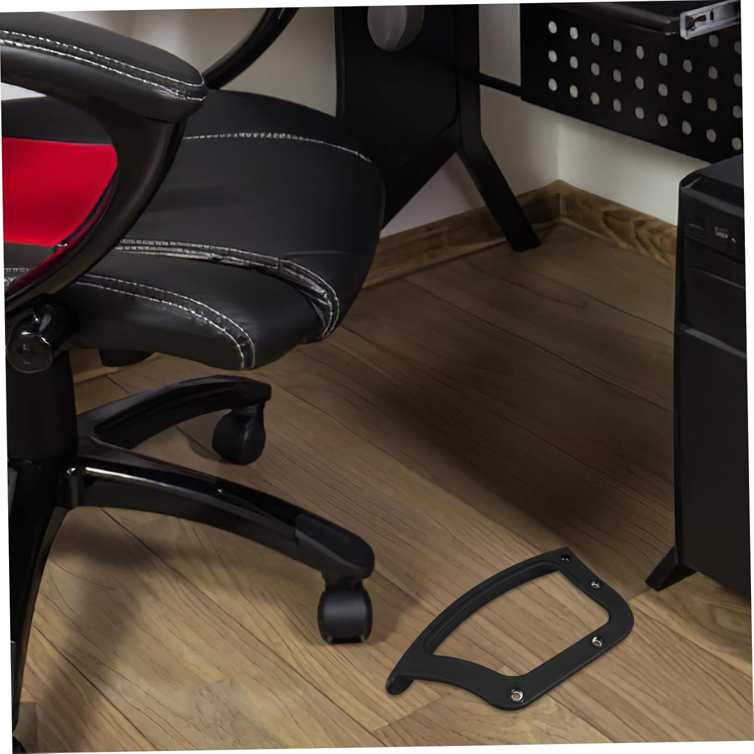 Professional Chair Part Sturdy Arm Rests Plastic Armrest for Chairs Replacement