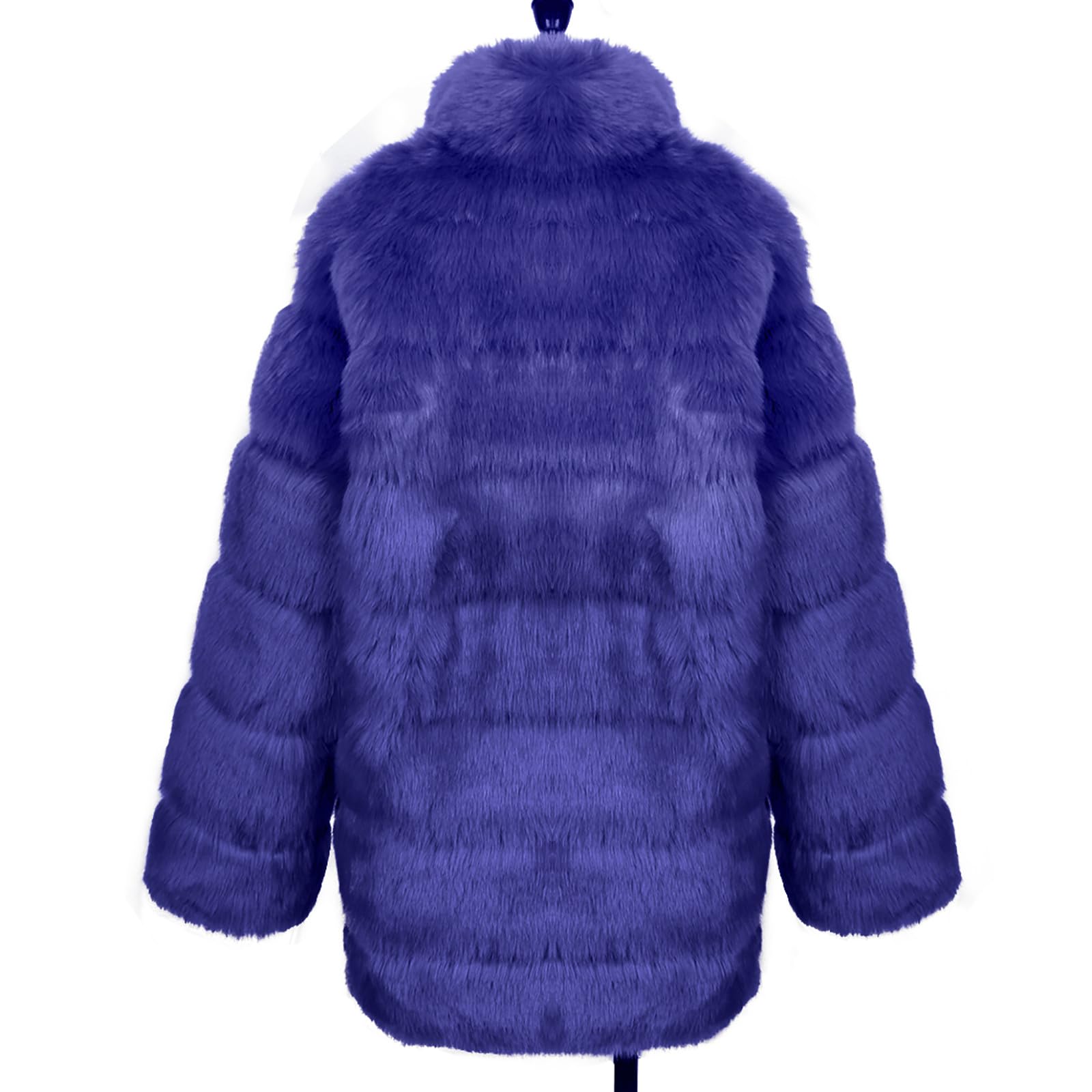 Pelzmantel Damen Felljacke Warm Kunstfell Jacke Kunstpelz Mantel Winter Winterjacke Kunstfellmantel Fleecejacke Kuscheljacke Flauschig Strickjacke Elegant Wintermantel Fellmantel Plüschjacke