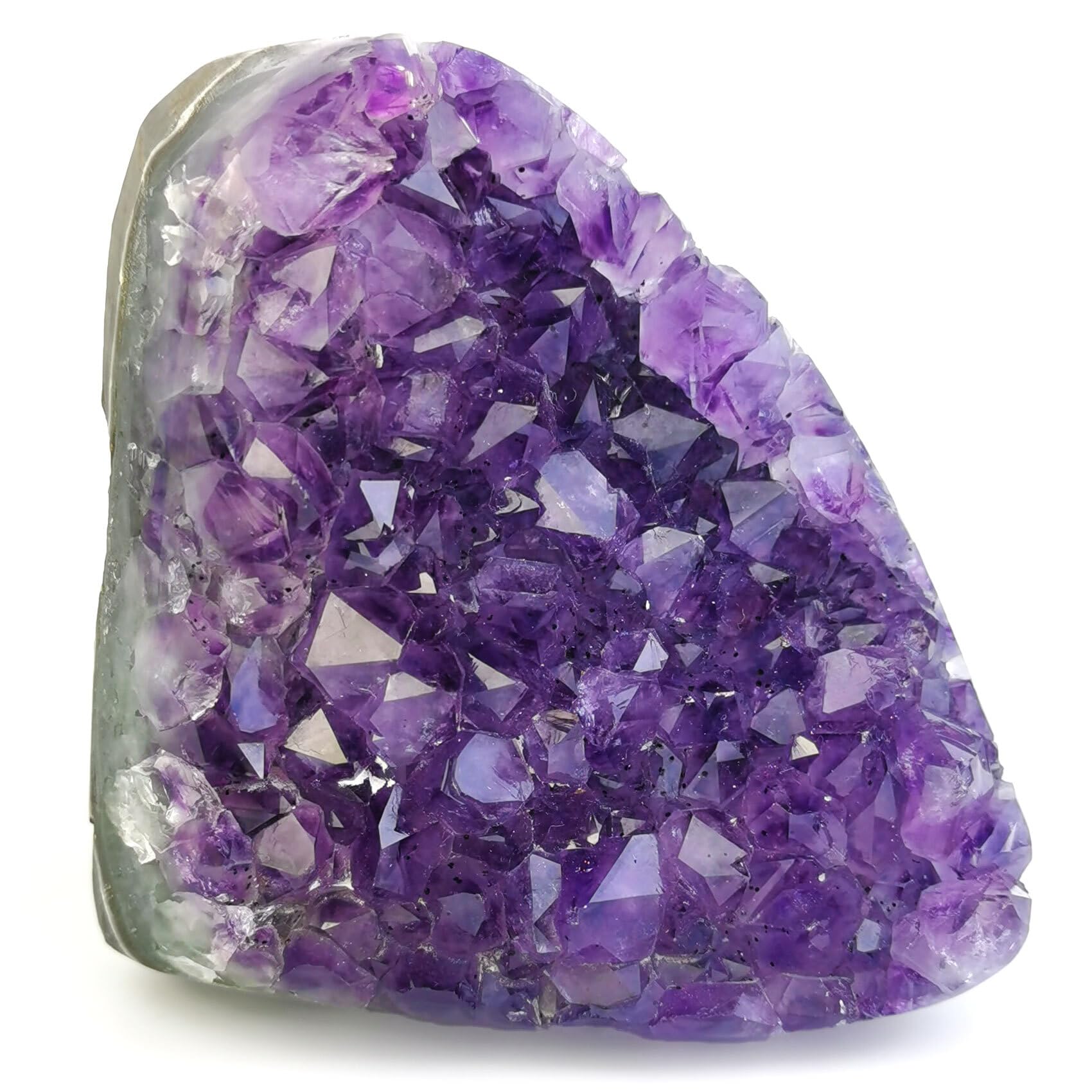 Amethyst Crystal Geodes Purple Crystals Rock Cluster Quartz Raw Healing Crystals 1.5-2LB