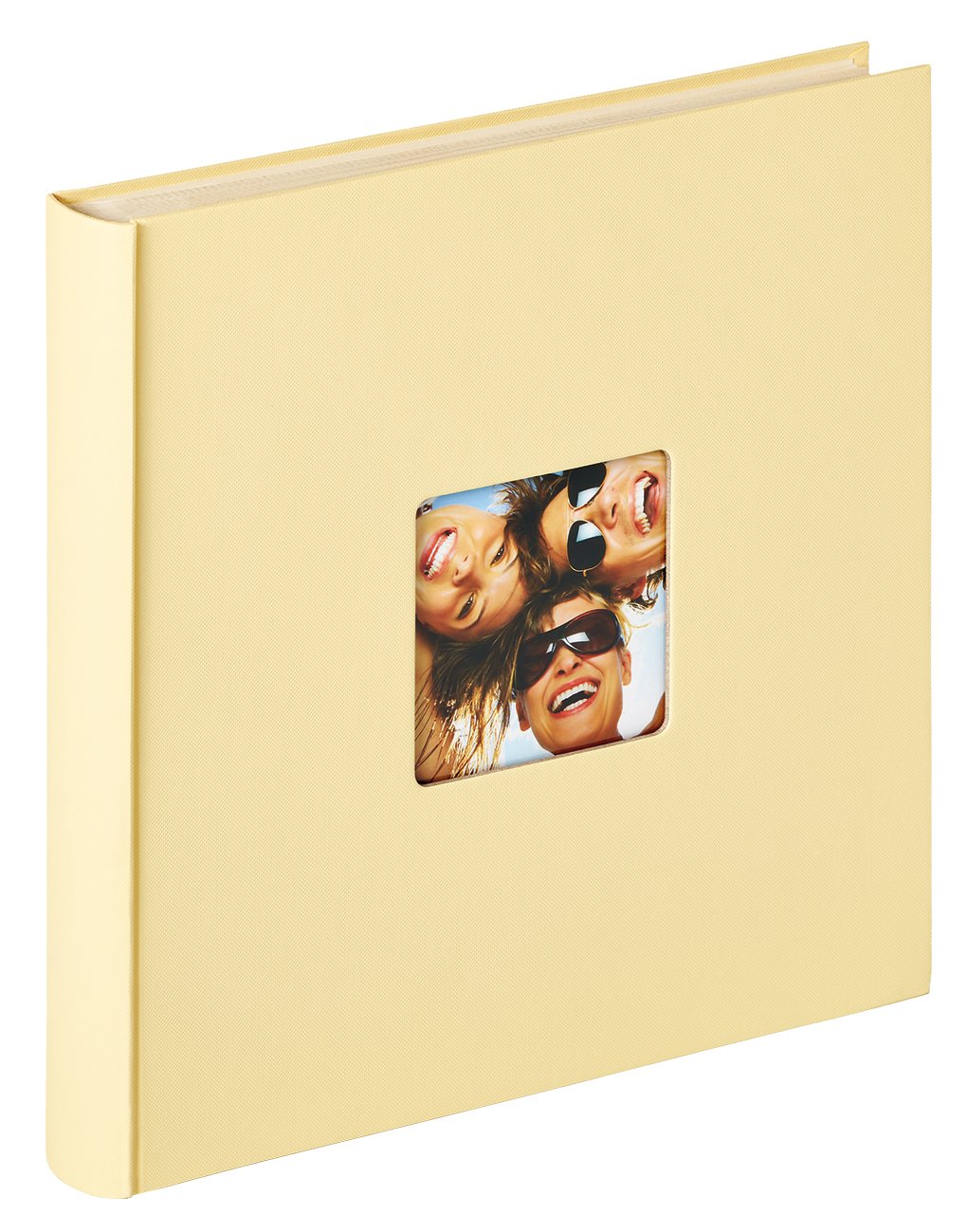 walther design Fotoalbum creme 33 x 34 cm Selbstklebealbummit Cover-Ausstanzung, Fun SK-110-H
