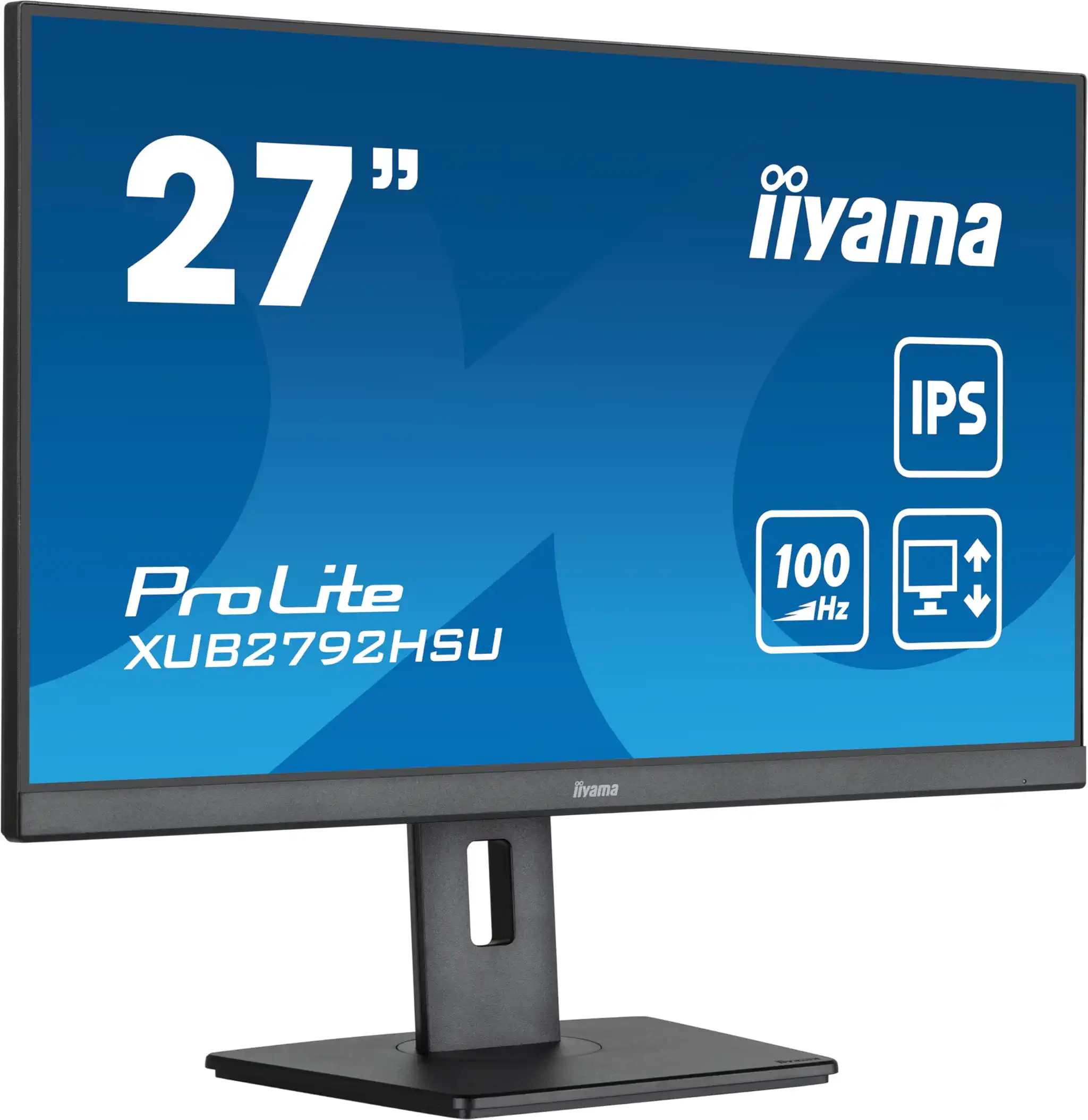 iiyama Prolite XUB2792HSU-B6 68,6cm 27" IPS LED-Monitor Full-HD 100Hz HDMI DP USB3.2 Höhenverstellung Pivot FreeSync schwarz
