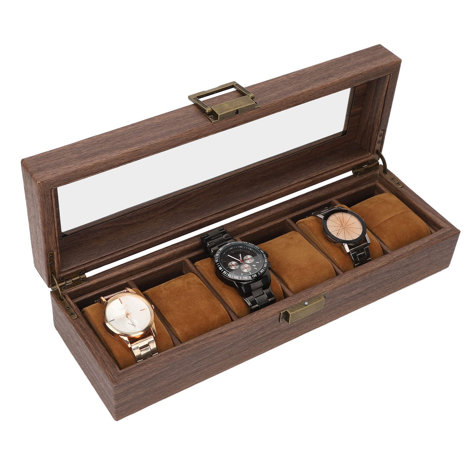 Boîte de Rangement pour Montres, Coffret de Verrouillable en