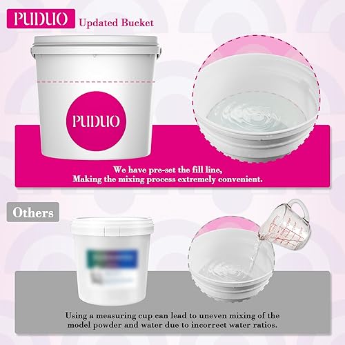 Miniatura 2 de Puduo Kit de fundición a mano para parejas o familia, molde de mano de yeso para bricolaje, kit de escultura de recuerdo, regalos para ella, niños,