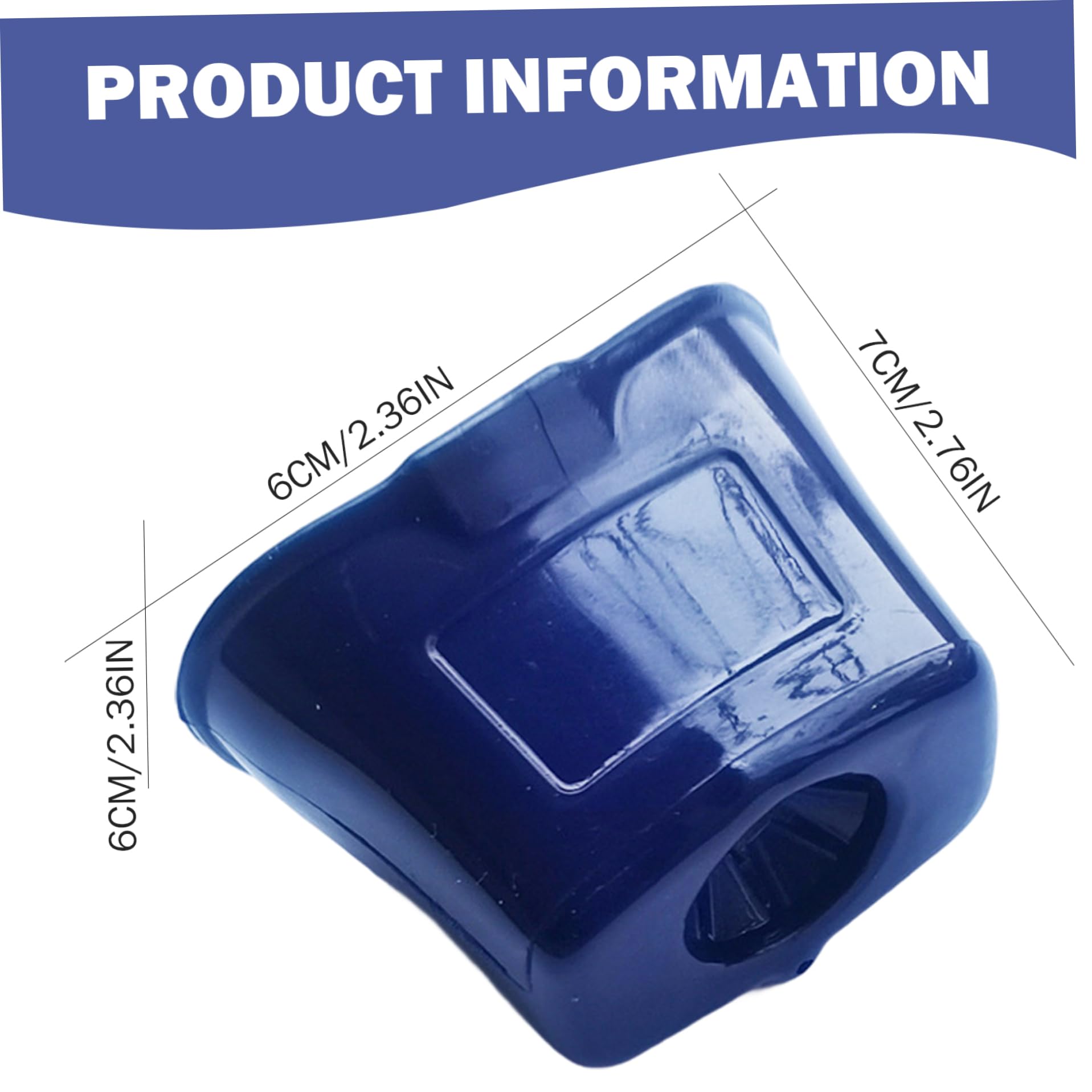 Dispositif d'aide à l'application de Gouttes oculaires Guide de Gouttes oculaires réutilisable en Plastique pour Personnes âgées Outil Compte- 2, 36 x 2, 36 x, 76 Pouces