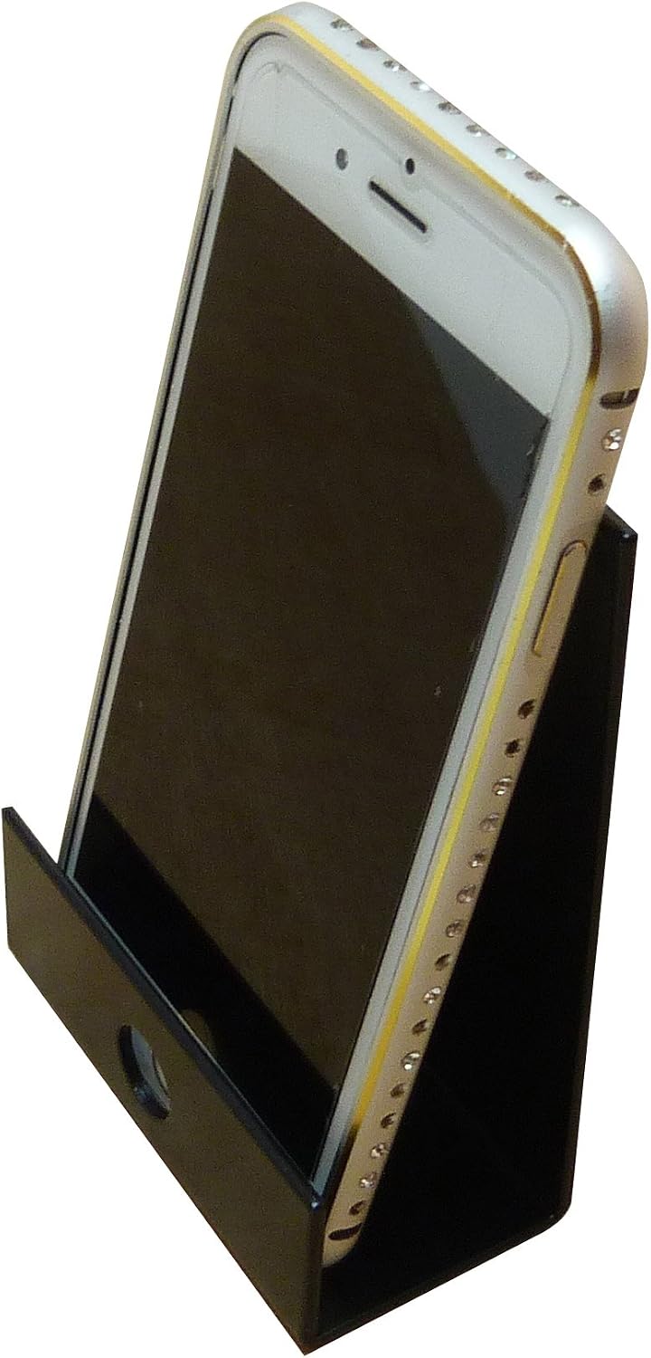 FixtureDisplays® Cellphone Display Holder 3.03 x 4.33 x 1.61" Wide Easel Aluminum Stand Wall Mount Hook 16737-NEW-NF