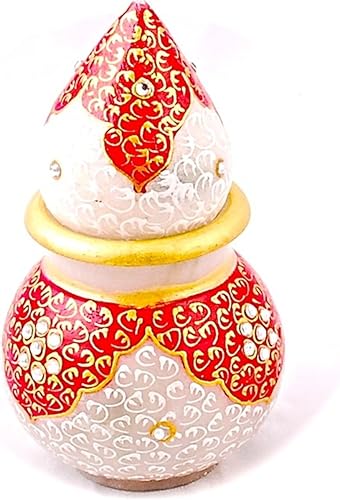 Miniatura 1 de purpledip Lota Kalash (de mármol, 6inches (kalash04)