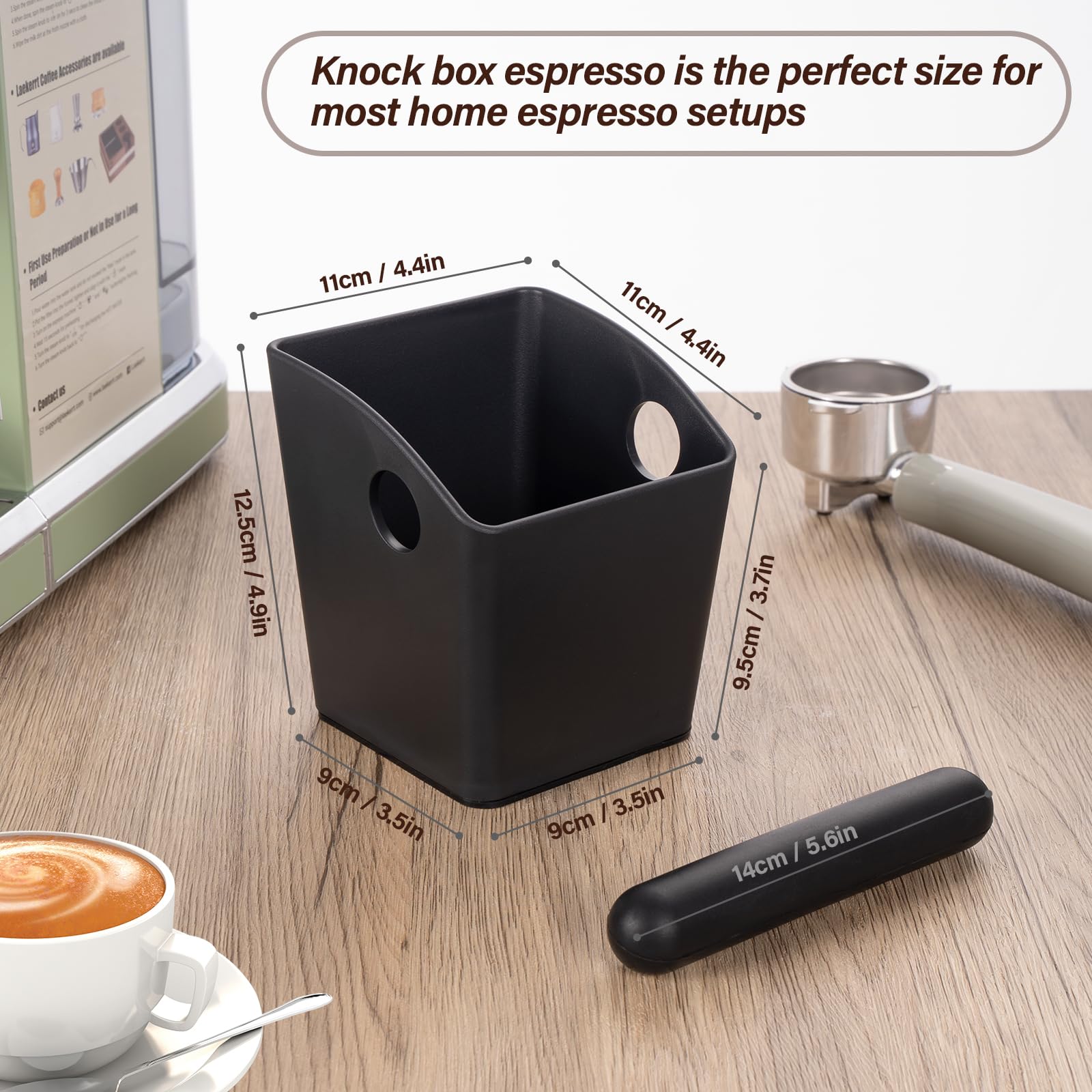 Knoocker Box Machine A Cafe Coffee Ground Knockout Box/Stainless Steel Espresso ...