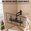 Caprigo Full-Motion TV Wall Mount for 26 to 50 Inch TV’s, Universal Heavy-Duty TV Mounting Stand Bracket with Swivel Rotation, Tilt & Cantilever Adjustments (M472) gallery image