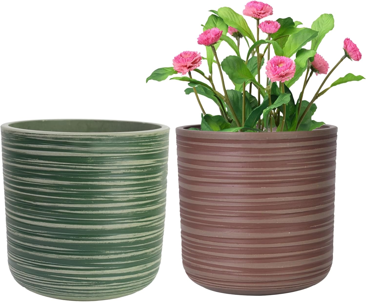 GreenShip Planters for Indoor Plants, 8 inch Indoor Plant