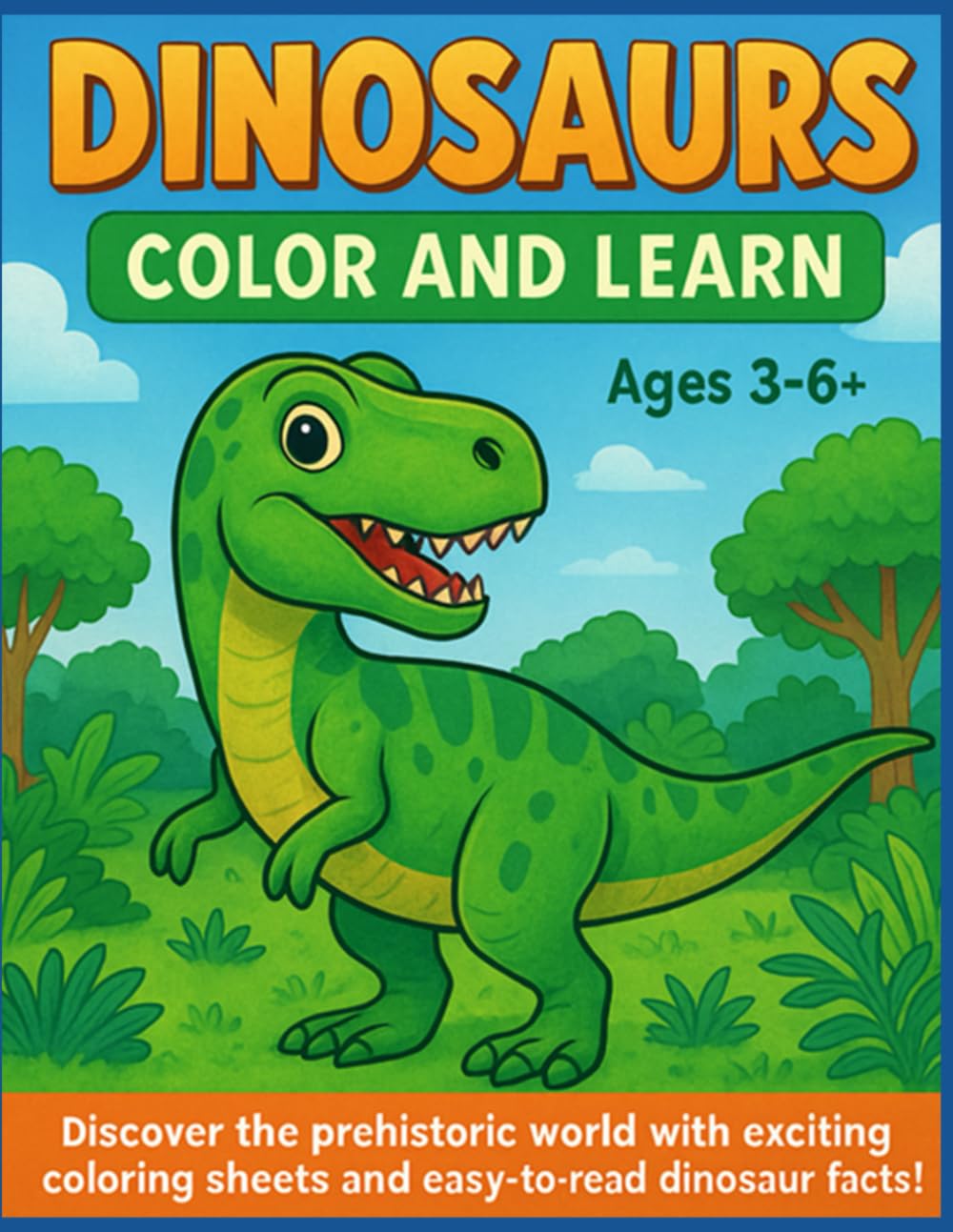 Dinosaurs: Color and Learn