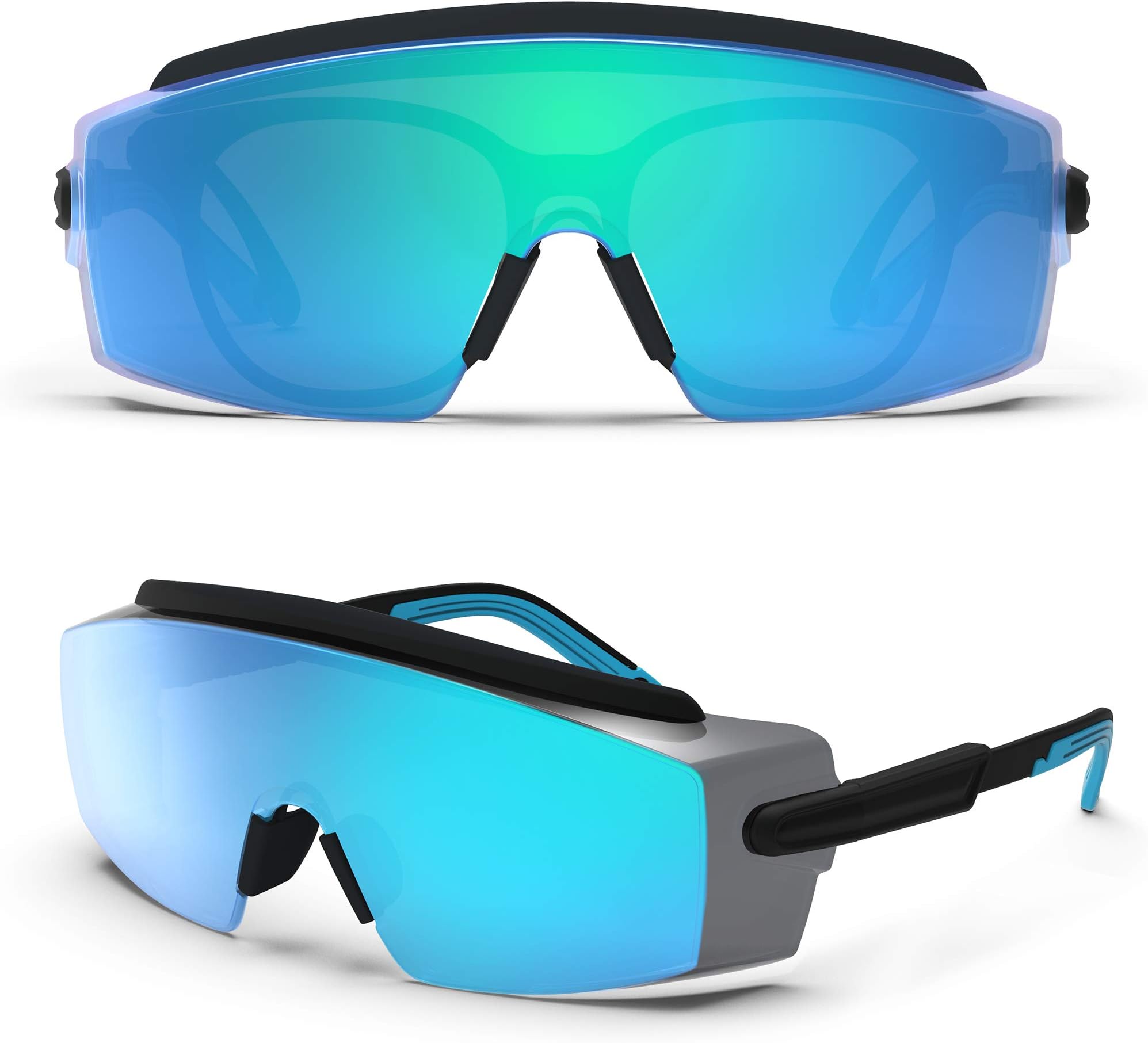 TOREGE Safety Glasses Over Glasses, Anti Fog Safety Glasses With Adjustable Frame And Temples,Fit Well Over Eyeglasses