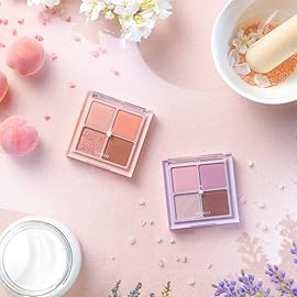 rom&nd Better Than Eyes Milk Series 4 Colors Mini Palette (W01 Dry Lavender)