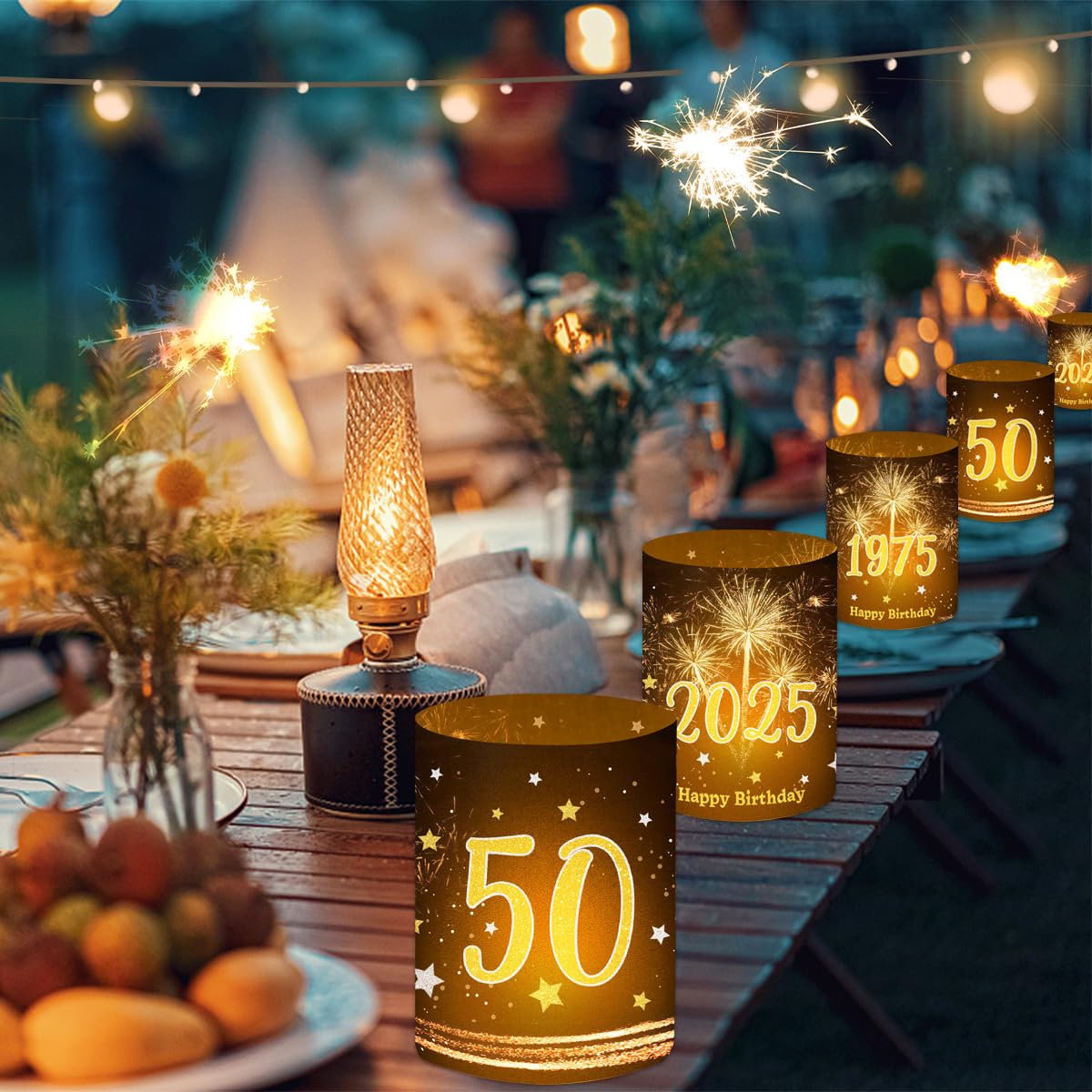 WEIKA Lot De 50 Confettis De Fête Pour 50e Anniversaire