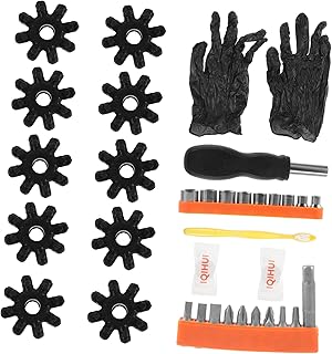 Wakauto 1 Conjunto De Arruelas De Plástico Juntas De Acoplador Convenientes Arruelas De Reparação De Carro Arruelas De Substituição De Coluna De Direção Juntas Para Coluna De Direção