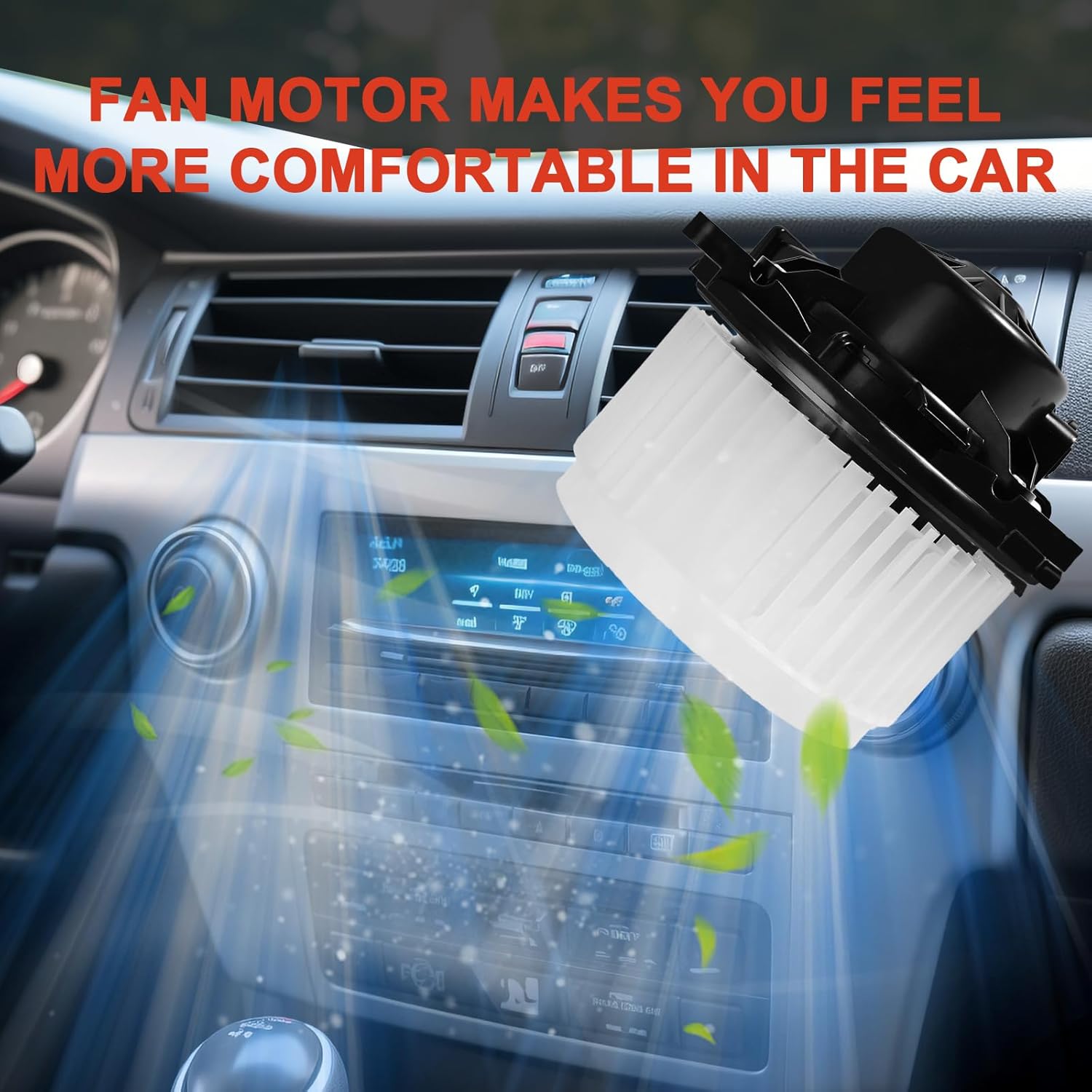 AC Heater Blower Motor Fan 700269 HVAC Motor Compatible with Chevy for Regal/Cruze/SRX/Allure 2010-2016, for Malibu 2013-2015, for Lacrosse 2010-2016, 2010 2011 for Saab 9-5 13369460