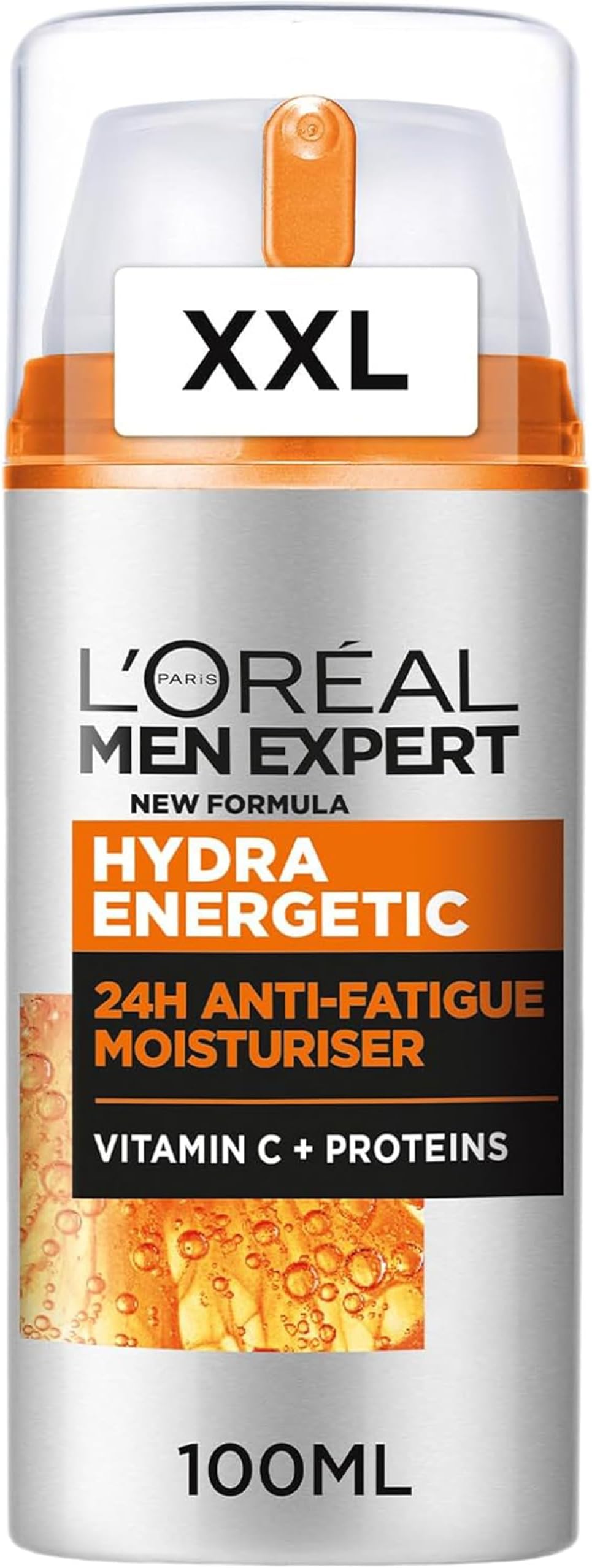 L'Oreal Men Expert Hydra Energetic Anti-Fatigue Moisturiser for Men 100 ml (Packaging may vary)