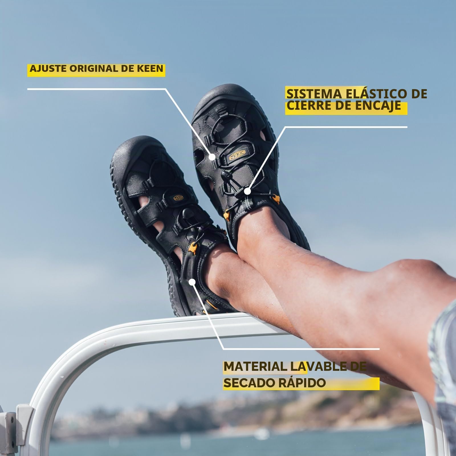 KEEN Solr, Sandalias Hombre