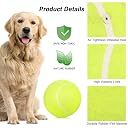 Lixada Oversize Giant Tennis Ball for Children Adult Pet Fun (Yellow, 9.5 Inch) gallery image