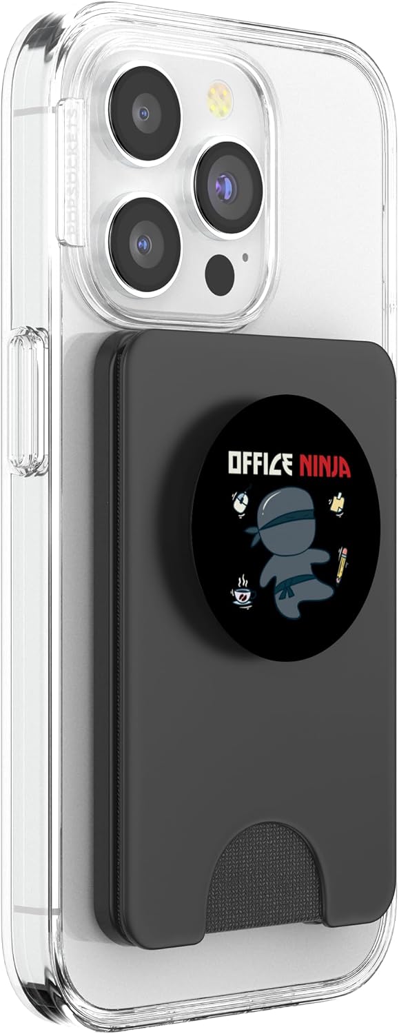 Funny Office Secretary Office Worker Desk Job Office Team PopSockets PopWallet for MagSafe image 4