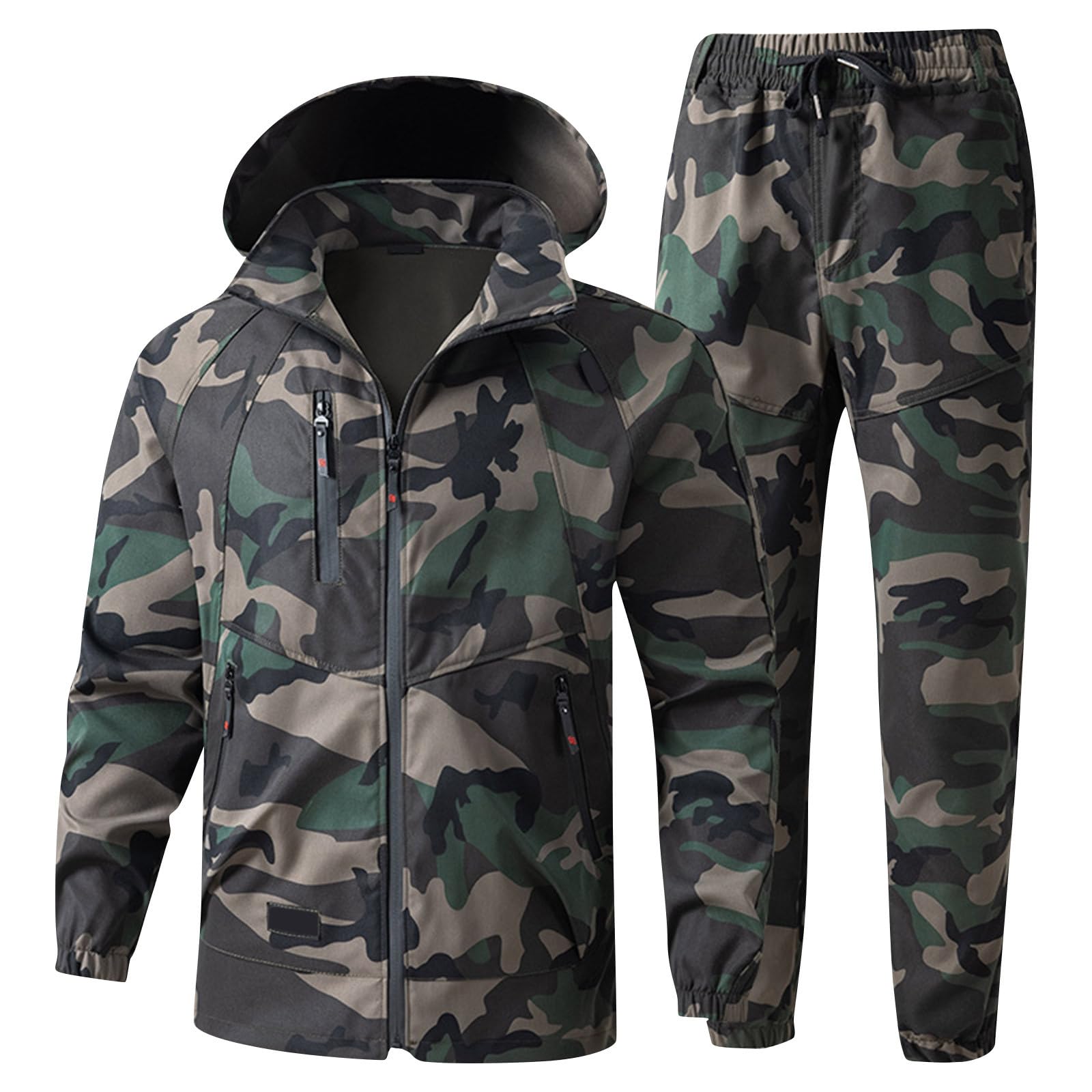Vêtements De Travail Veste De Chasse Homme Et Pantalon Treillis Homme Chantier Jogging Travail Treillis Militaire