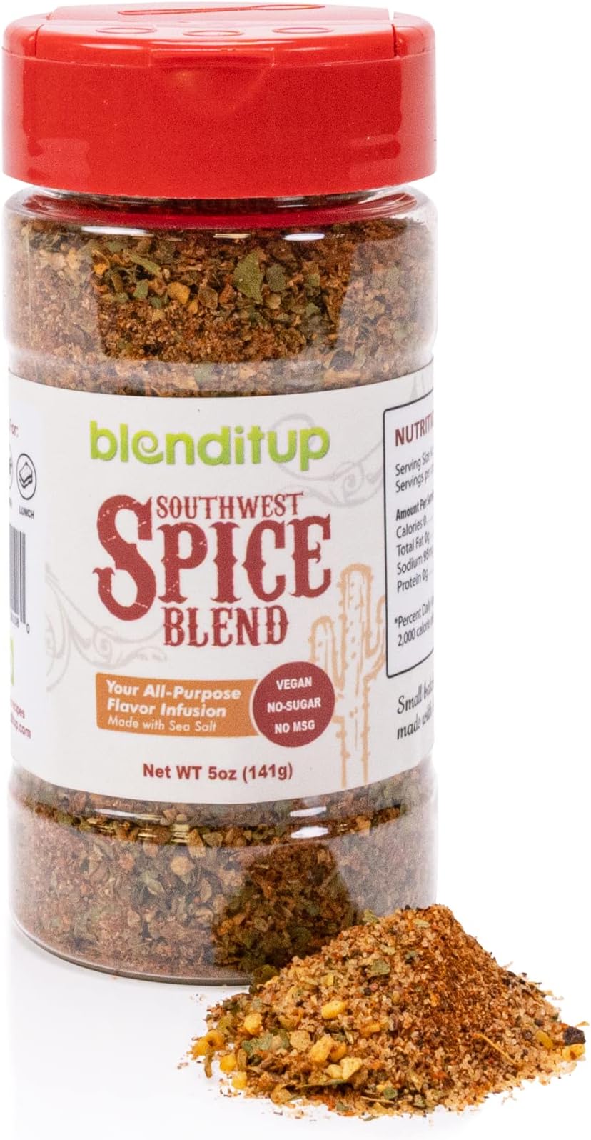 Southwest Everything Spice Blend - Gourmet Spices with Sea Salt.- Healthy to Add to Any Dish | Low Sodium, Kosher, No Gluten, No MSG, Non GMO