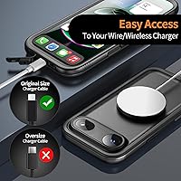 Vista 11 de Cozycase TOP - Funda impermeable para iPhone Air - Militar resistente 360 a prueba de golpes, cuerpo completo con protector de cámara de pantalla