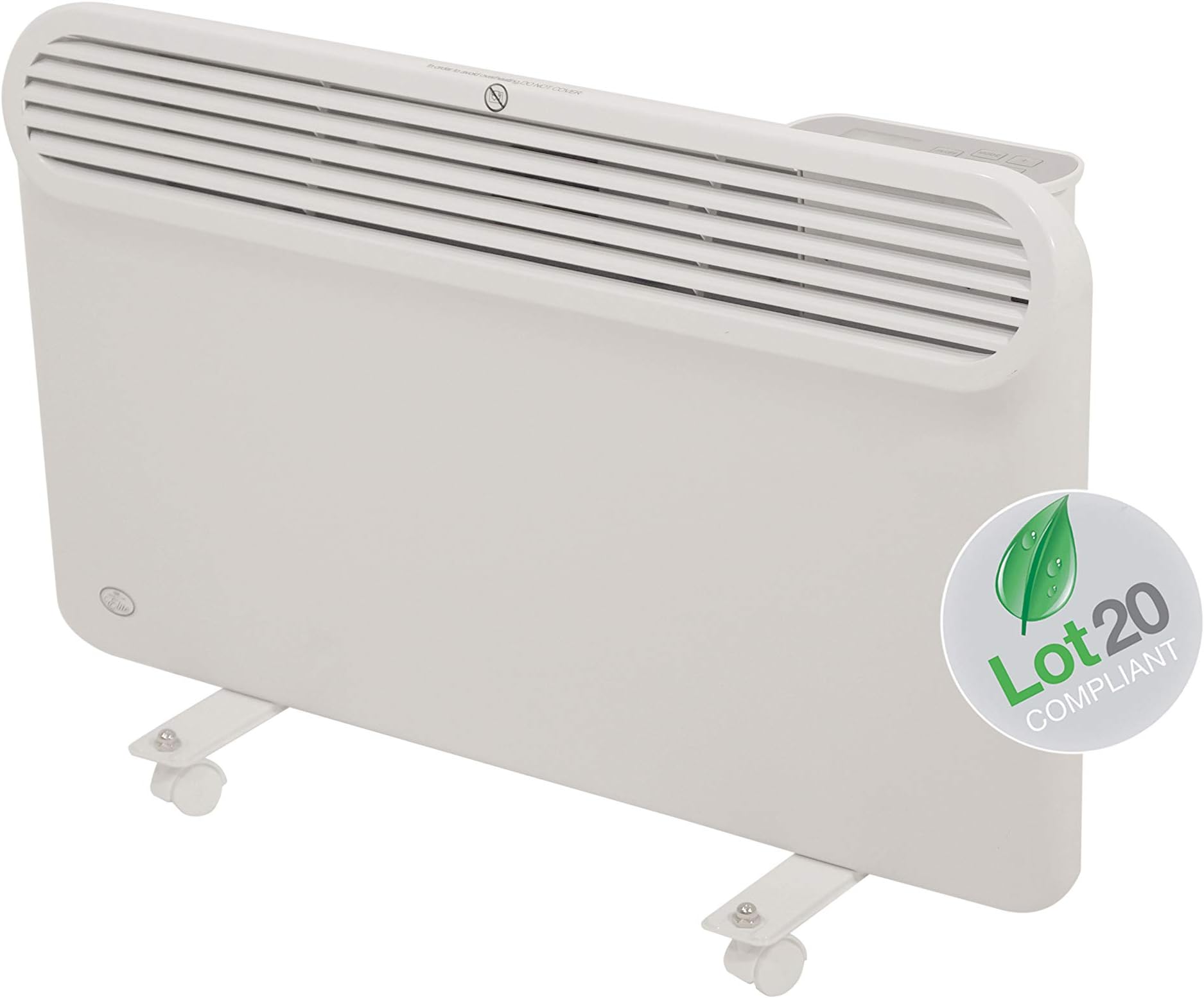 Prem-i-air Slimline, Wall and Floor Mounting Programmable Panel Heater With Silent Operation (Lot 20 Compliant) 0.5 kW