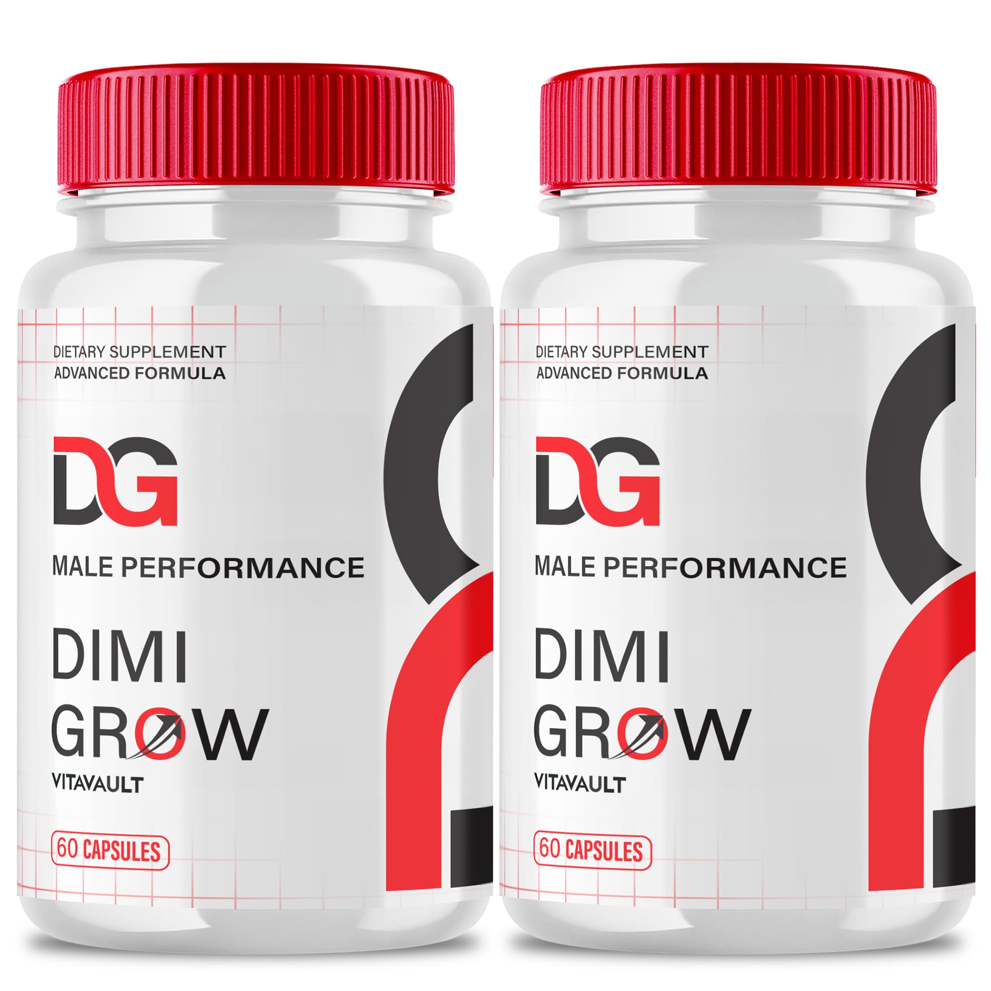 Dimi Grow Capsules, DimiGrow Supplement Pills, Dimi Grow All Natural Pills, DimiGrow - Maximum Strength, Dimi Grow Advanced Official Formula Capsules, DimiGrow Pills Reviews (2 Pack)