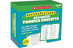 Decodable Cards: Advanced Phonics Concepts