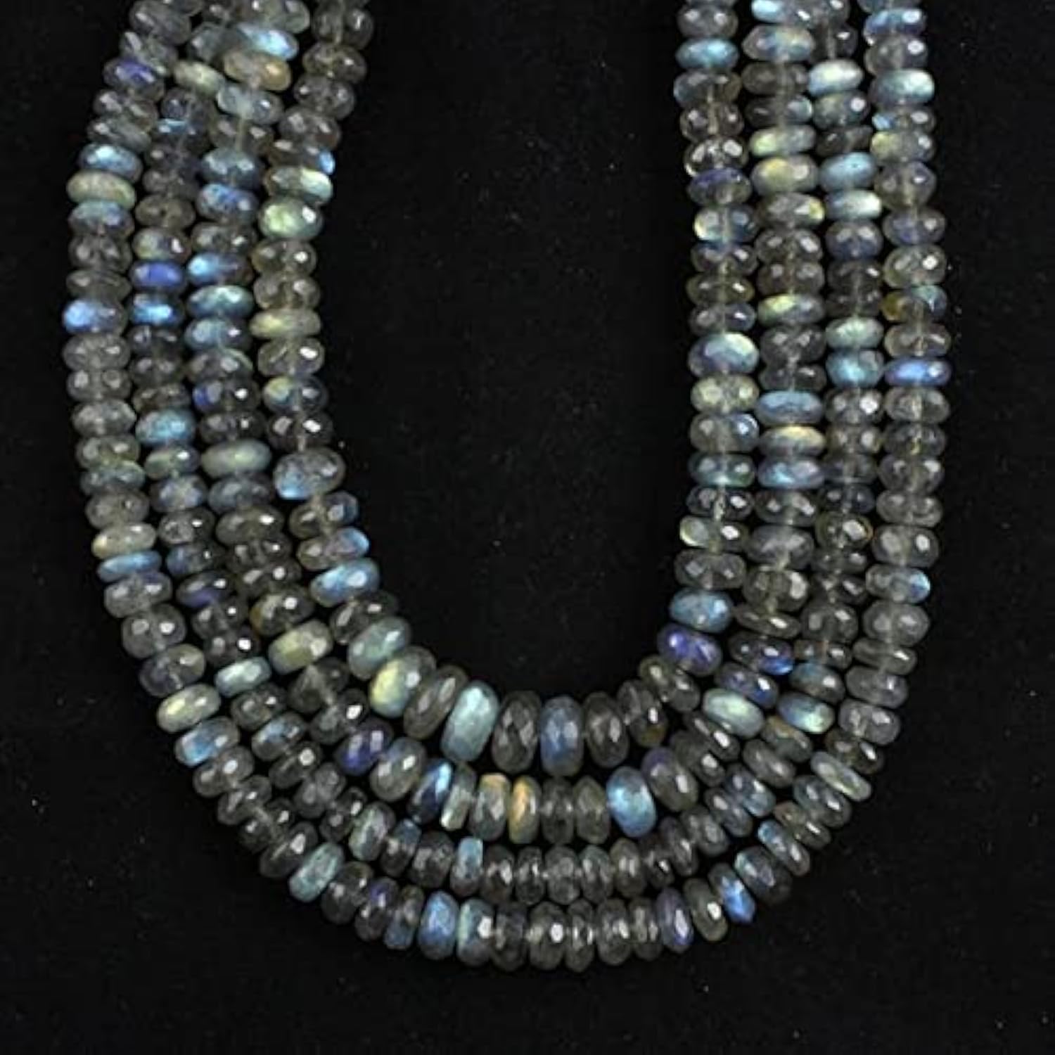 Labradorite facettées rondelles pour raviver l'éclat de vos bijoux ternes