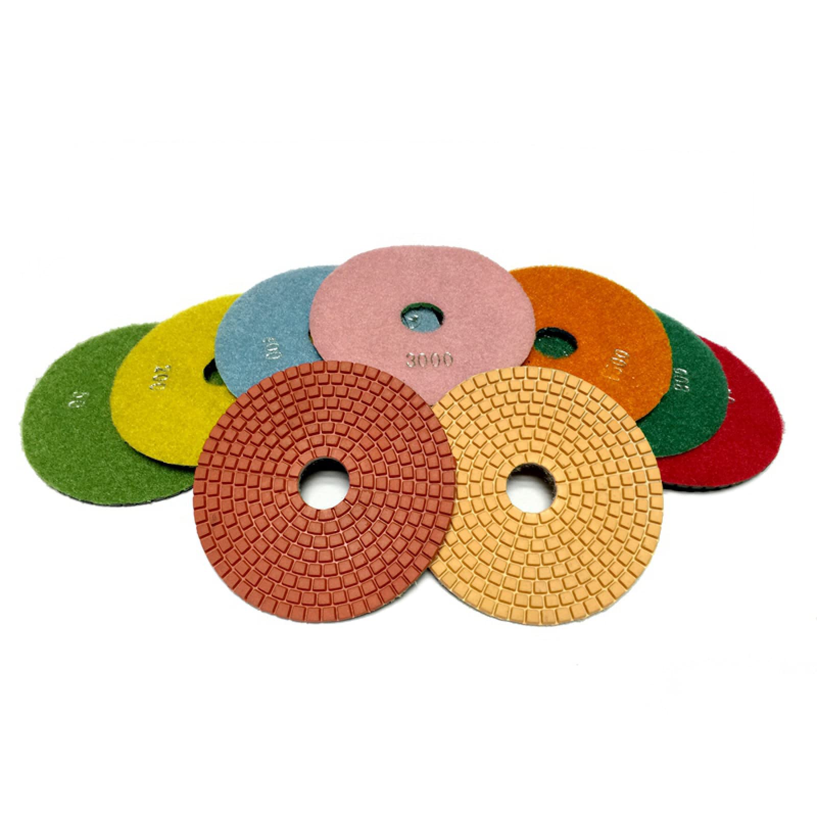 Diamentowe pady polerskie tarcze szlifierskie, 10 sztuk/partia 5-calowa diamentowa podkładka polerska Mokre granitowe podkładki polerskie 125 mm diamentowe podkładki polerskie Marmur Beton 5DS1(100)
