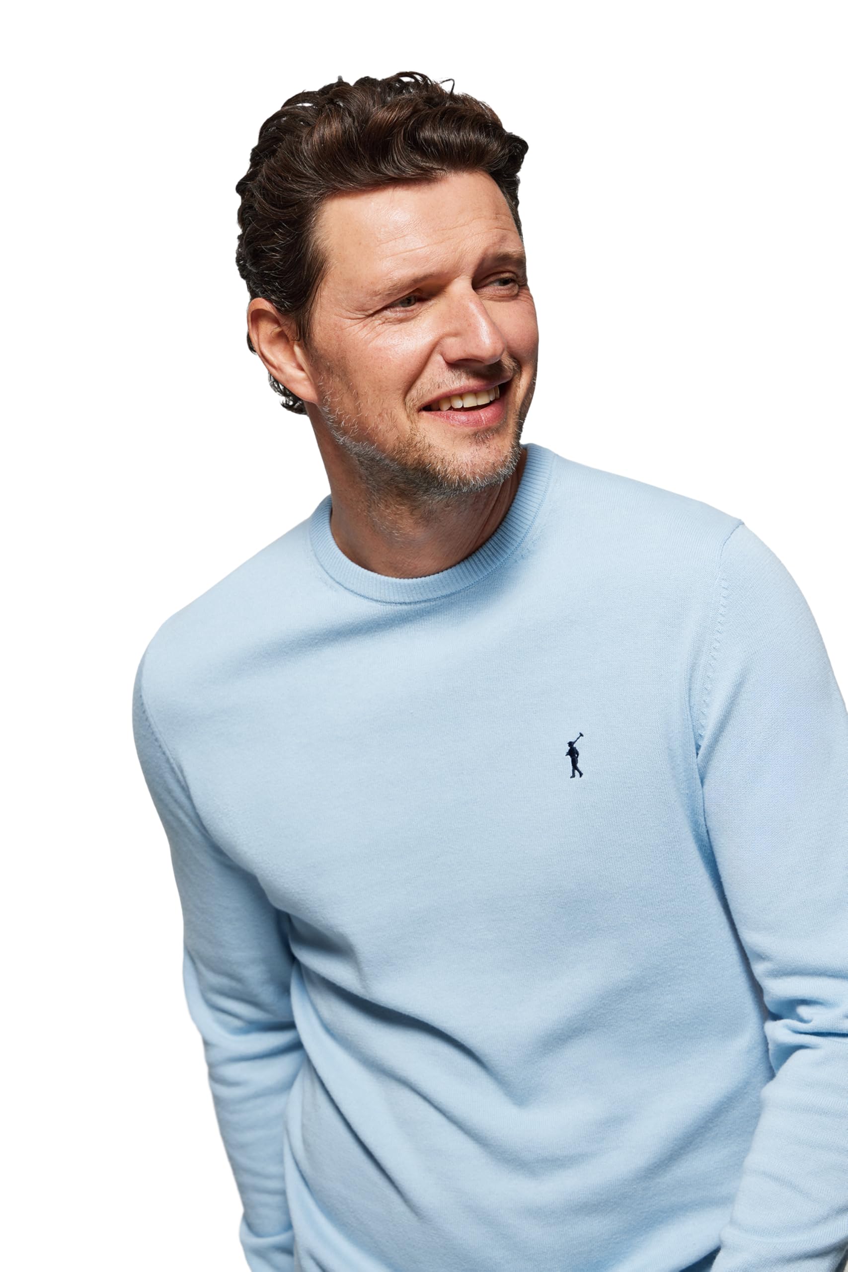 Polo Club Maglione Manica Lunga Uomo Maglioni Girocollo Crew Neck Pullover 100% Cotone