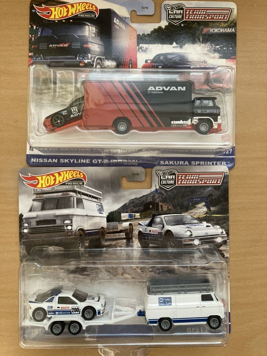 10セット！ホットウィール カーカルチャー チームトランスポート R32 ホットウィール チームトランスポート アソート (4個入り) (玩具