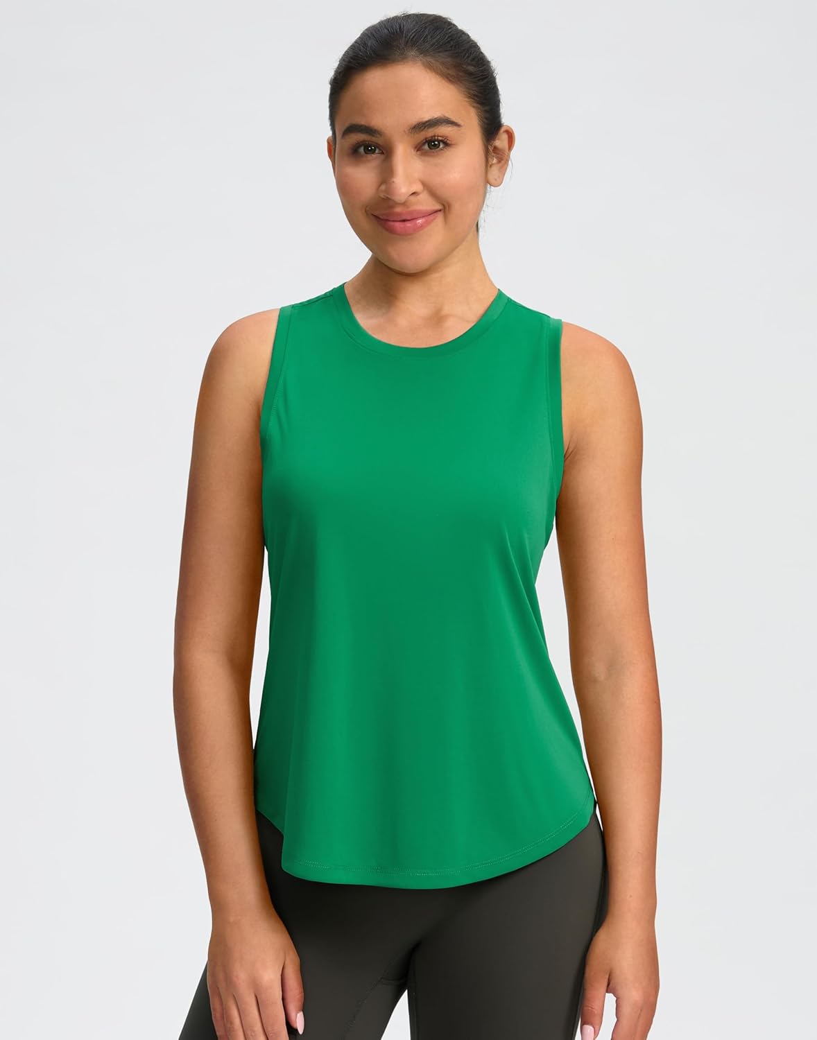 SANTINY Women's Sleeveless Workout Tops Lightweight Tennis Yoga Gym Athletic Running Shirts Racerback Tank Tops for Women - Image 2