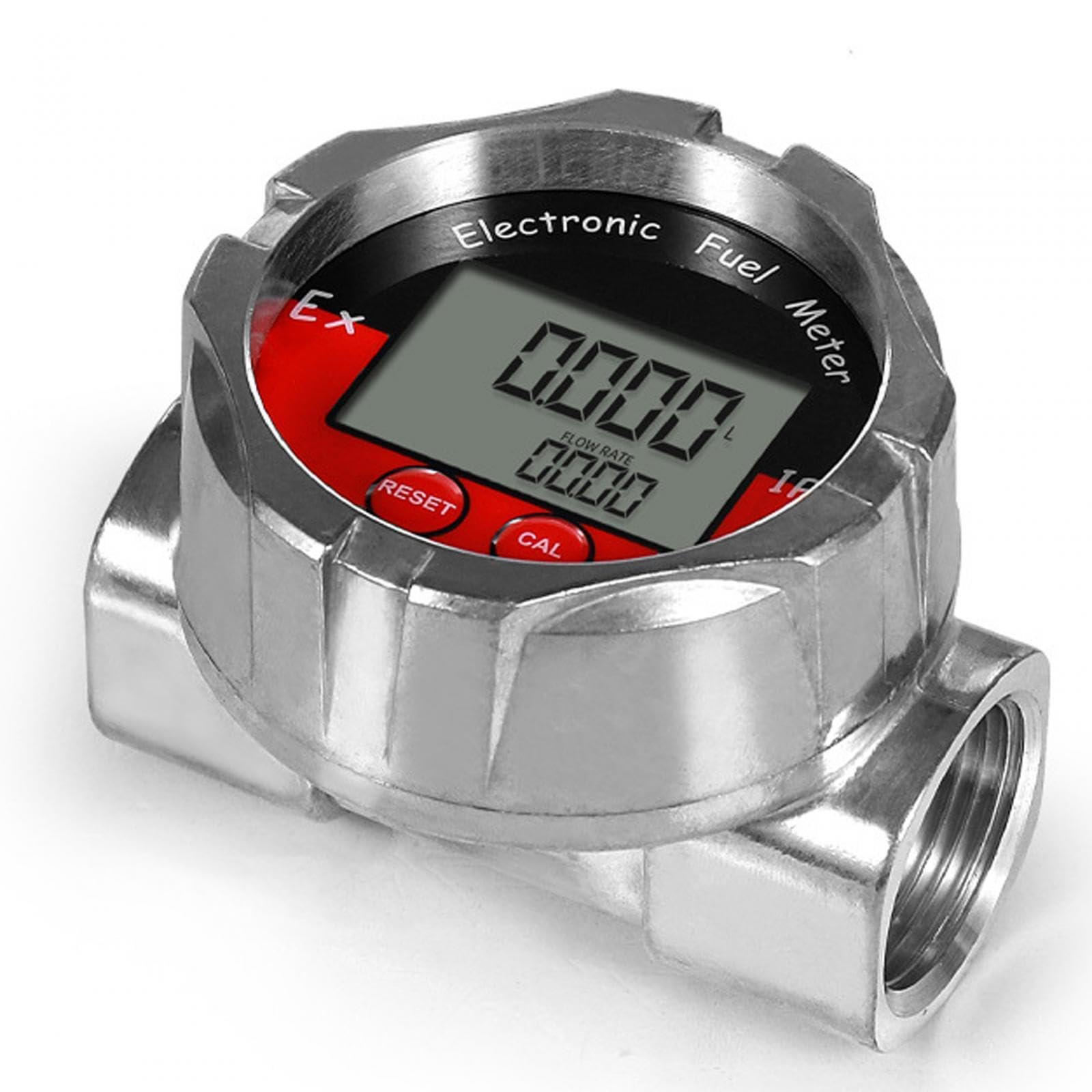 Compteur Compact et Robuste avec Filetage,Argent,93 x 32 x 68 mm