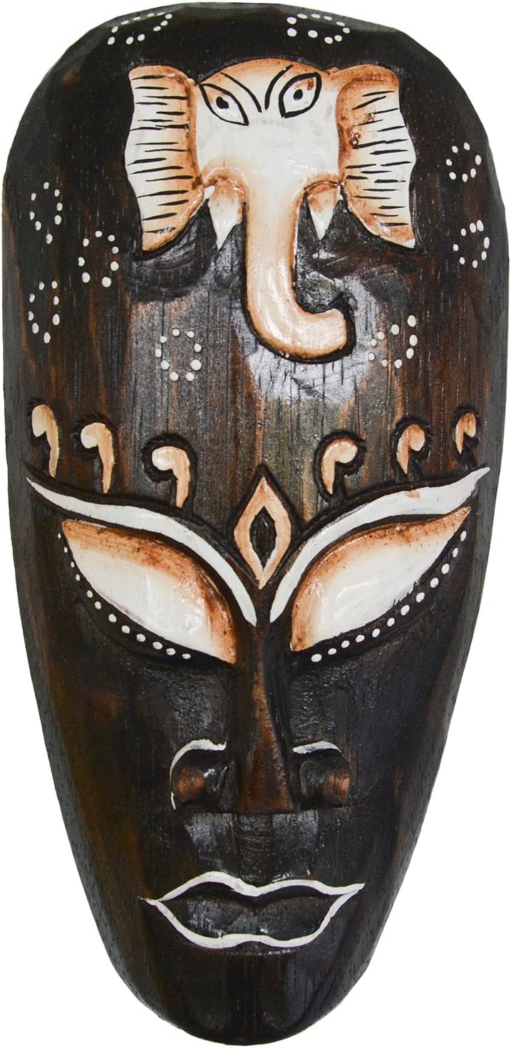 Mask Painted 20 CM Wooden Mask Bali