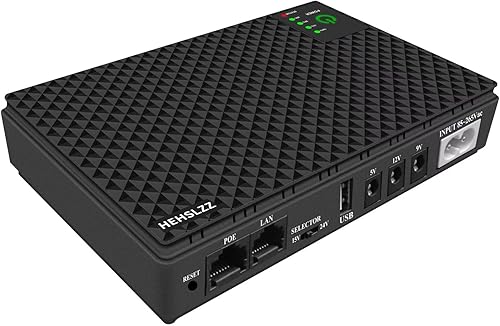 Mini UPS DC 10400mAh batería de reserva y protector de sobretensiones Fuente de alimentación ininterrumpida para router módem USB Mini UPS 5V/9V/12V