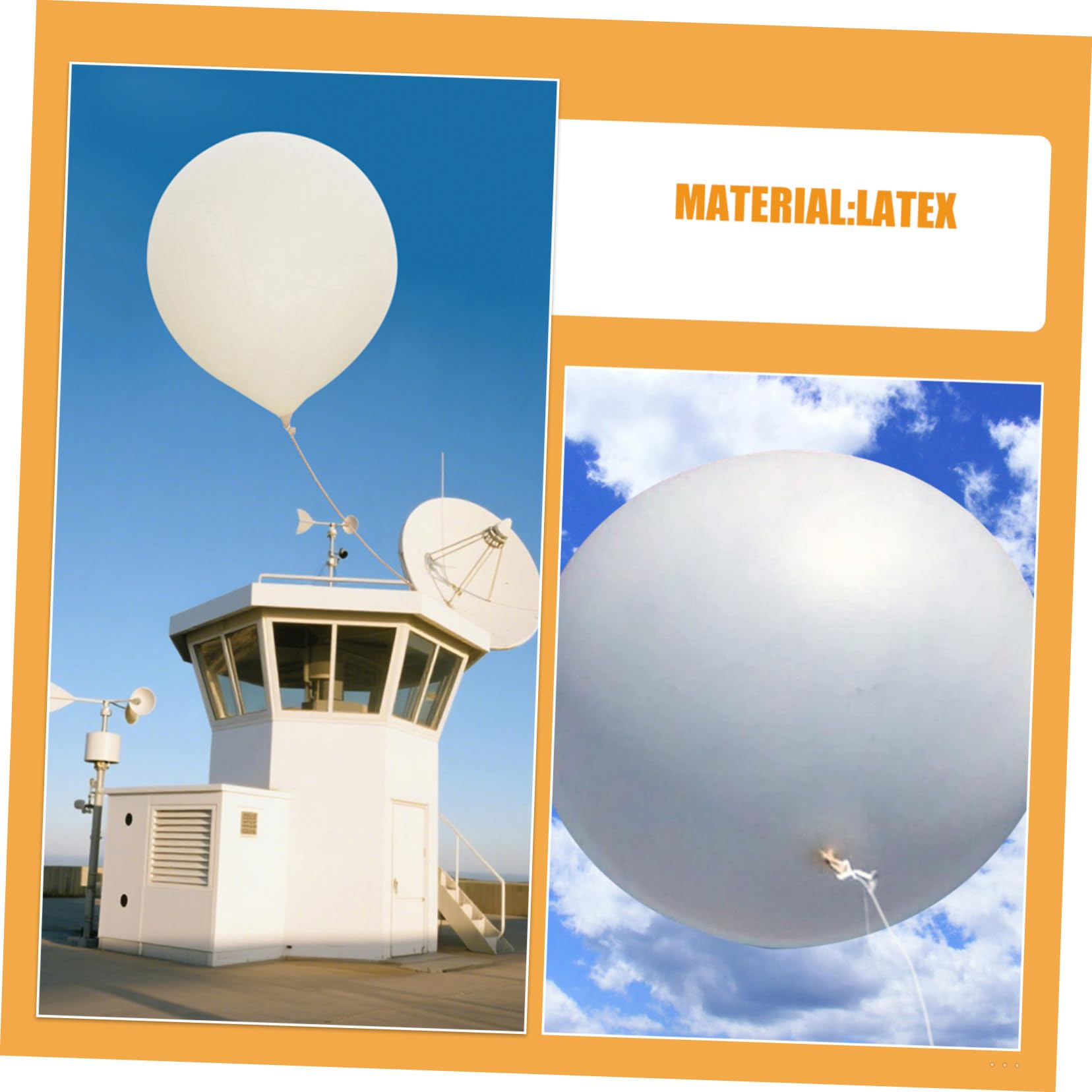 Toddmomy Olbrzymi Lateksowy Balon Meteorologiczny Do Badań Naukowych i Dekoracji Urodziny Idealny Do Fotografii Lotniczej i Monitoringu Atmosfery