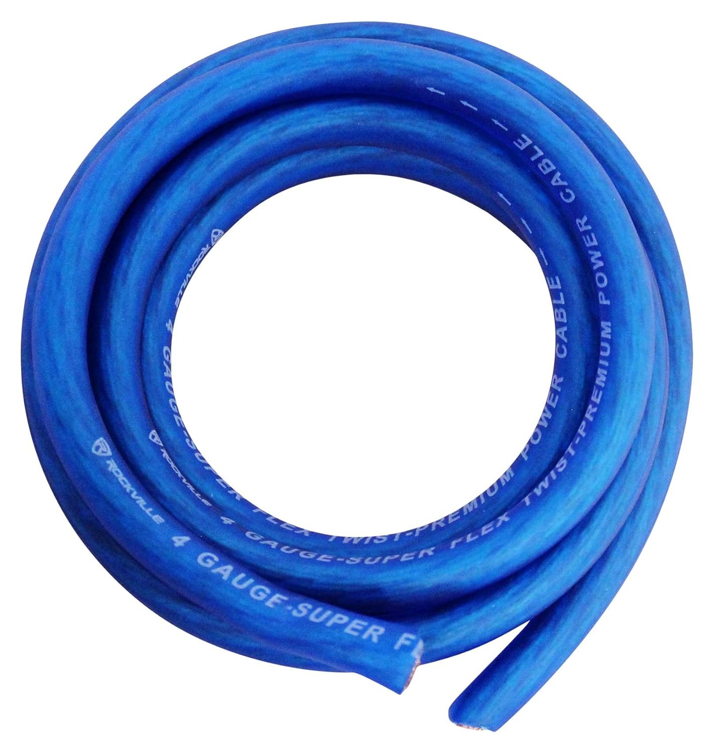 Rockville R4G5BLUE 4 AWG Gauge 5 Foot Car Amp Ground Wire Amazon.in