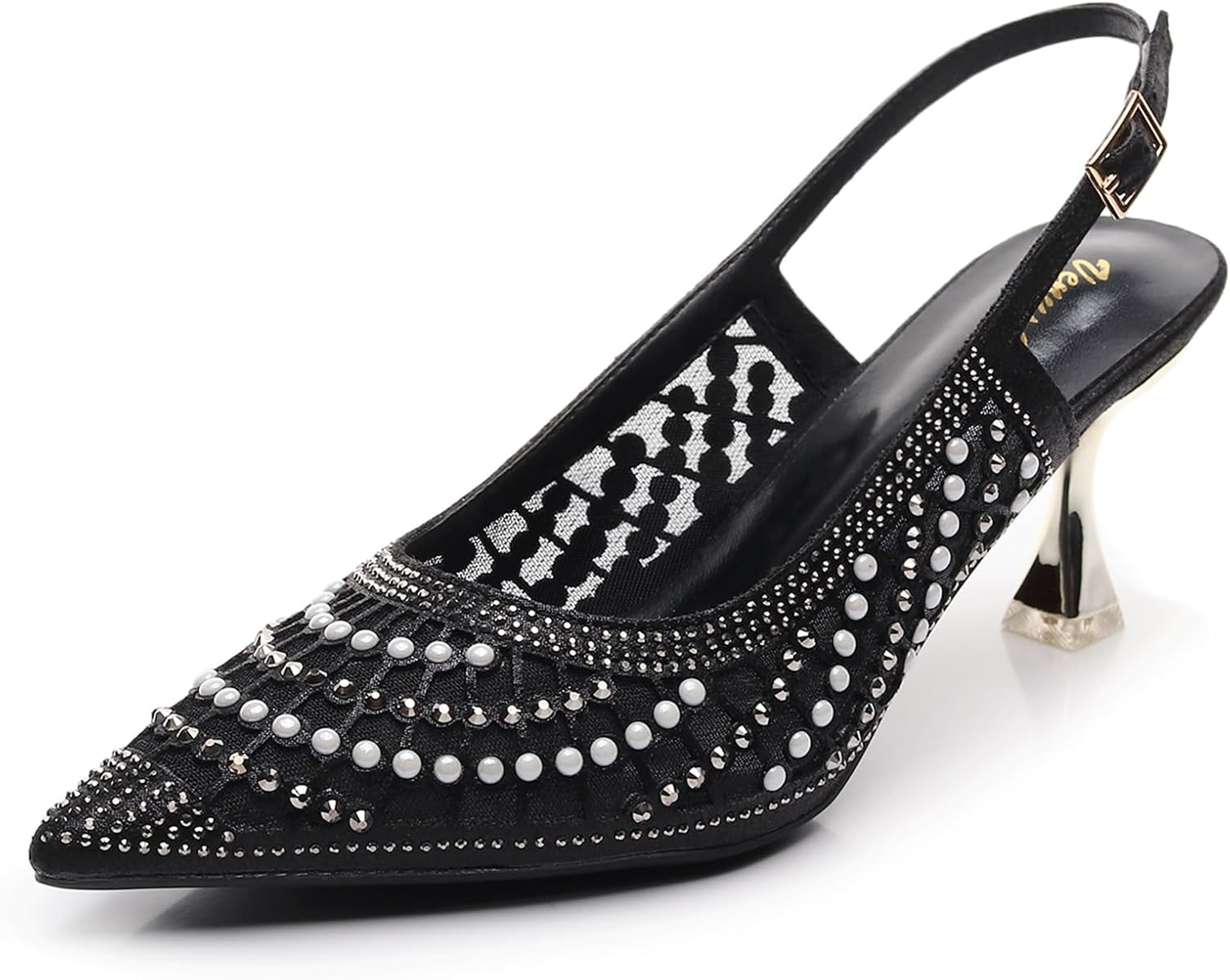 VenusCelia Women's Charming Lady Slingback Pump Shoe