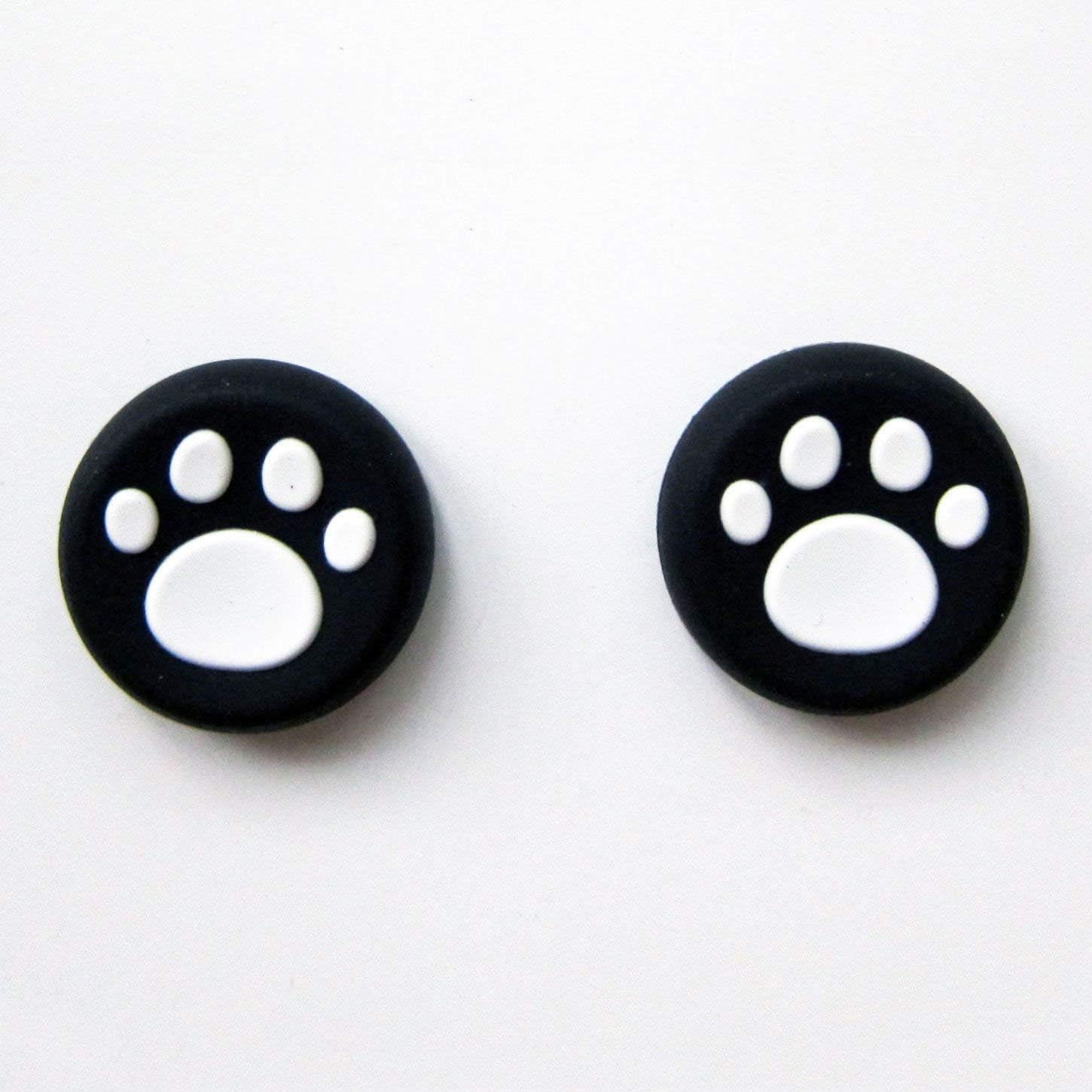 Silicone Thumb Stick Grips Cap Cover Joystick Thumbsticks Caps for PS4 Xbox ONE Xbox 360 PS3 PS2 Cat Dog Paw (M)