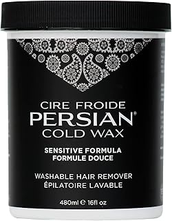 Persian Cold Wax | All-Natural Sugar Wax for Body Hair Removal - 16 fl oz (480 ml)